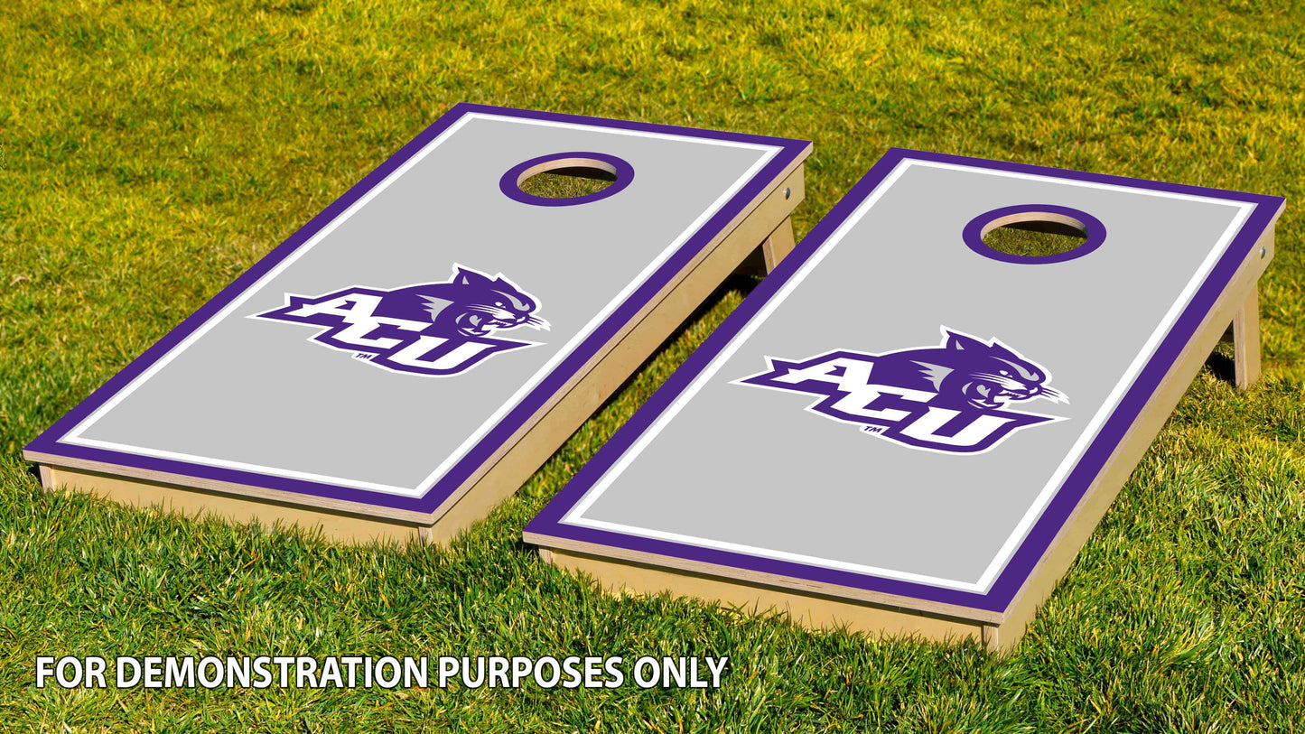 Abilene Christian University Cornhole Decals - Border