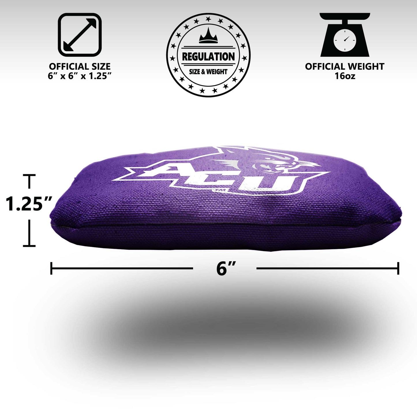Abilene Christian University Cornhole Bags - 8 Cornhole Bags