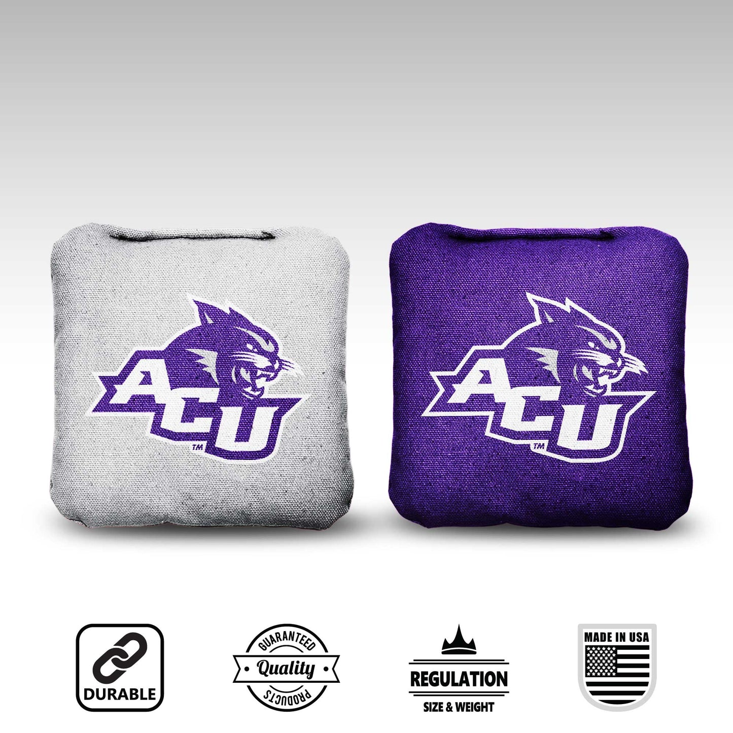 Abilene Christian University Cornhole Bags - 8 Cornhole Bags