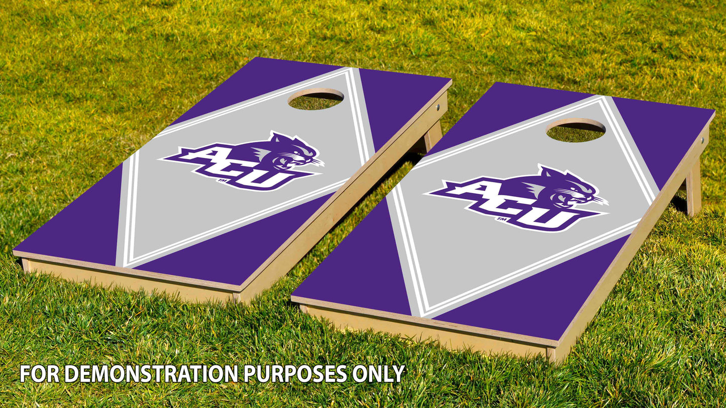 Abilene Christian University Cornhole Decals - Diamond