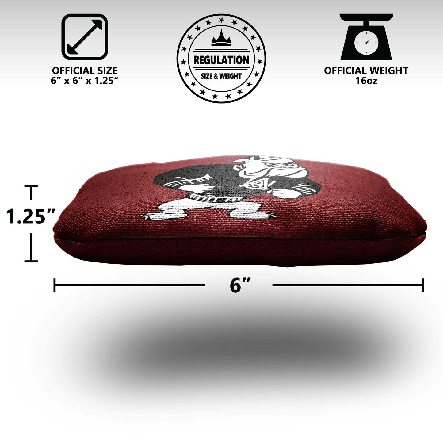 Alabama AM University Cornhole Bags - 8 Cornhole Bags
