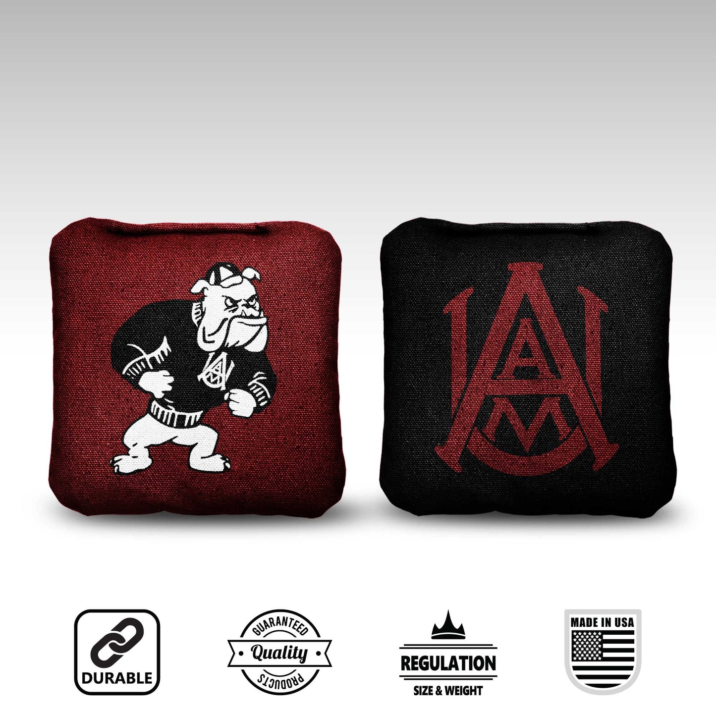 Alabama AM University Cornhole Bags - 8 Cornhole Bags