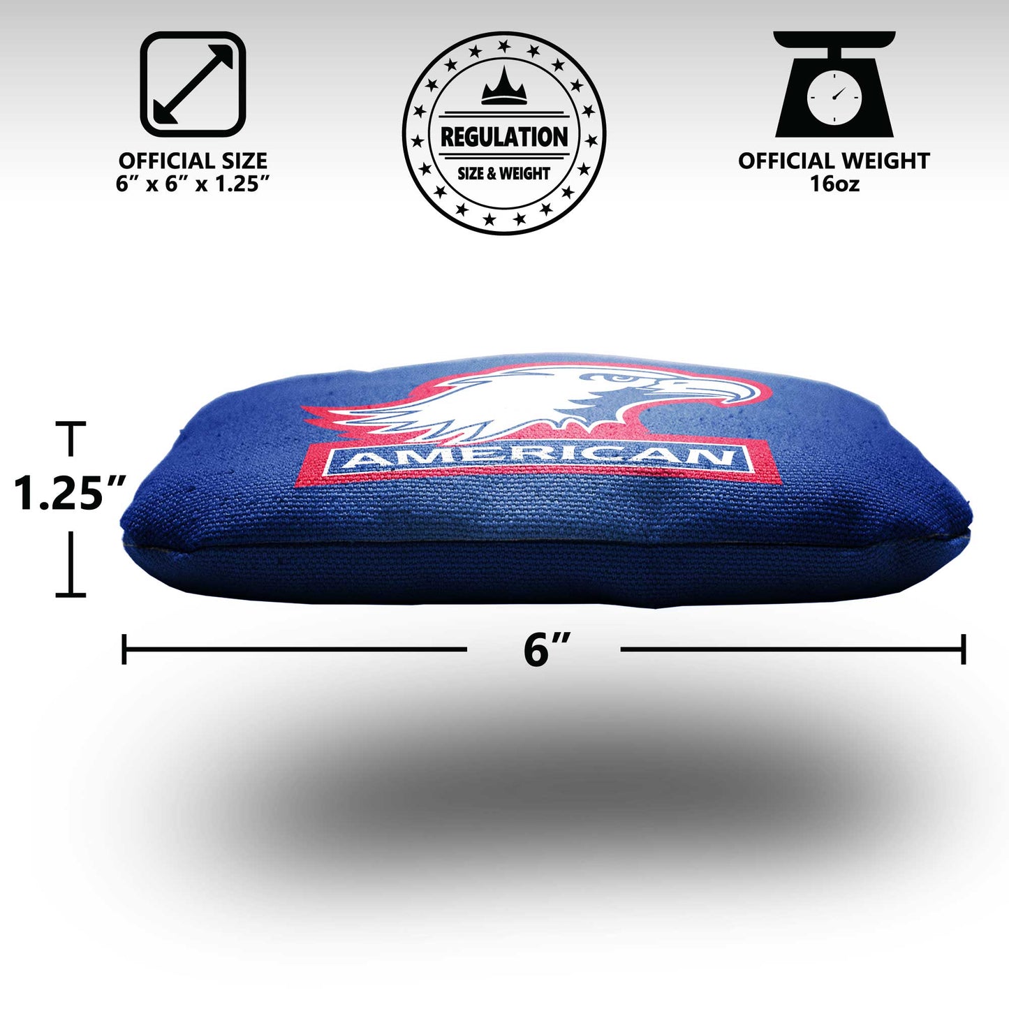 American University Cornhole Bags - 8 Cornhole Bags