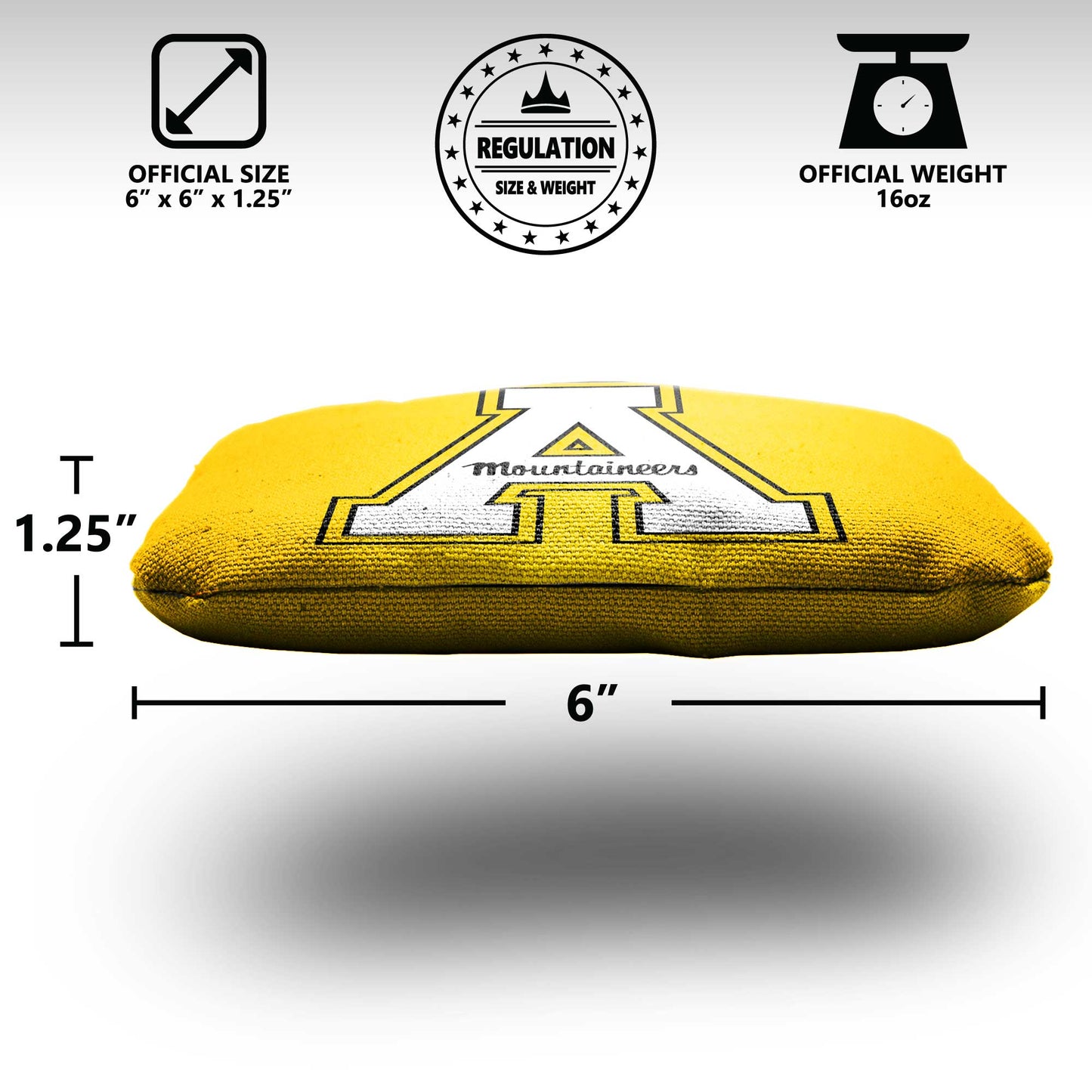 Appalachian State Cornhole Bags - 8 Cornhole Bags