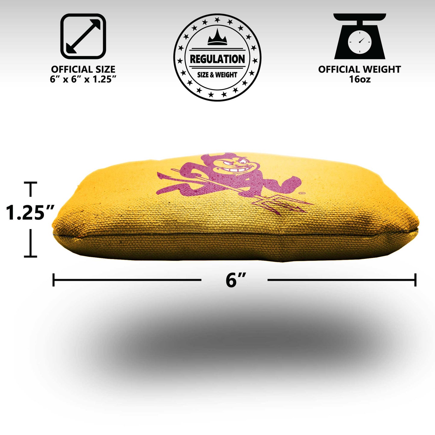 Arizona State University Cornhole Bags - 8 Cornhole Bags