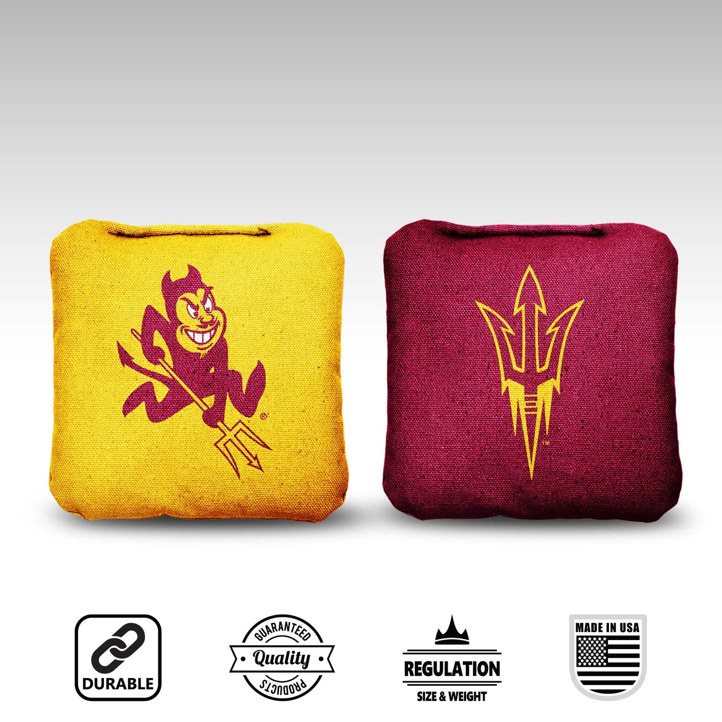Arizona State University Cornhole Bags - 8 Cornhole Bags