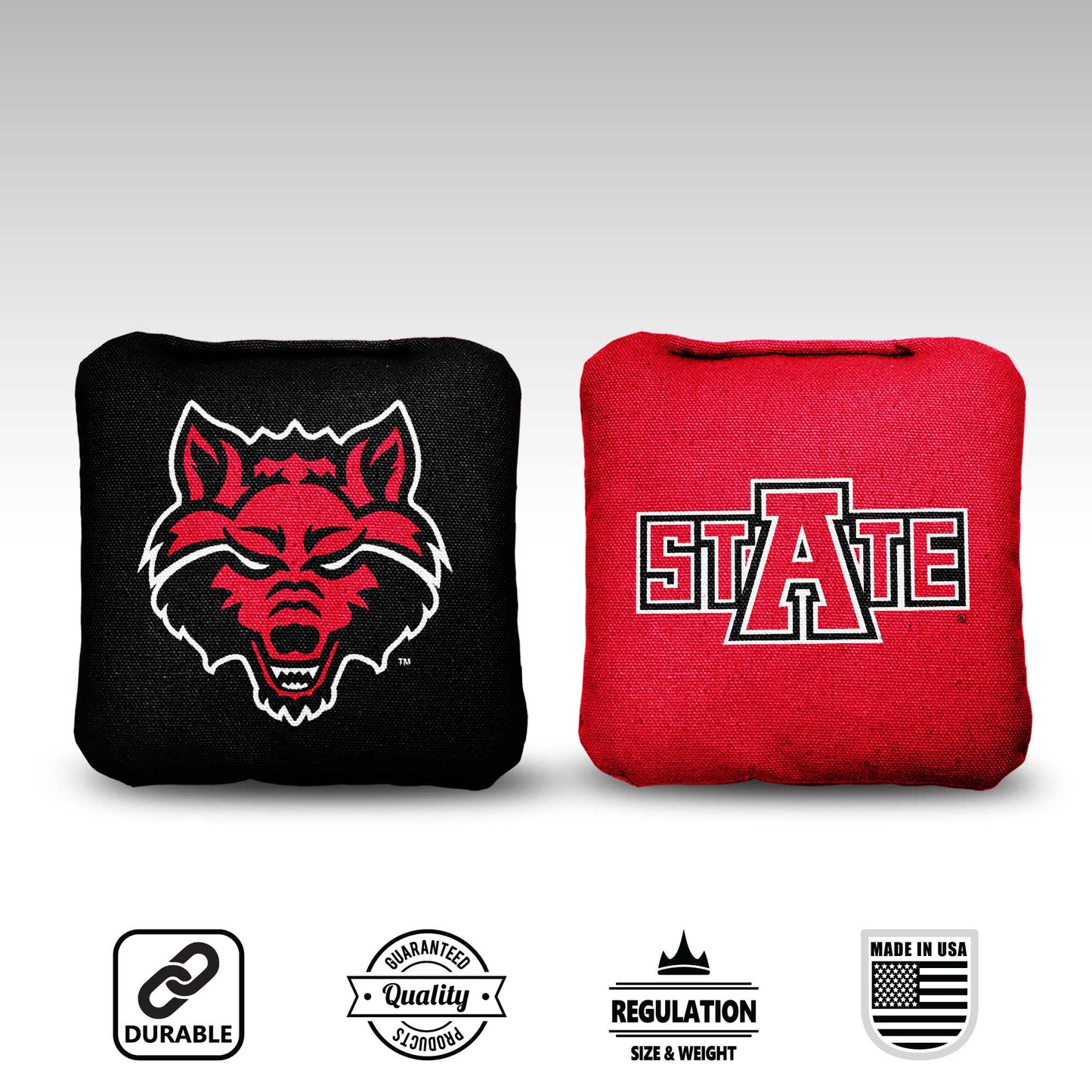 Arkansas State University Cornhole Bags - 8 Cornhole Bags