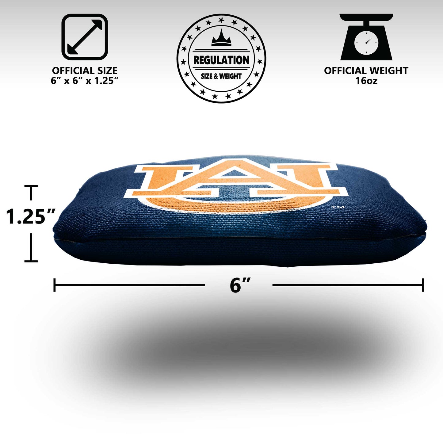 Auburn University Cornhole Bags - 8 Cornhole Bags
