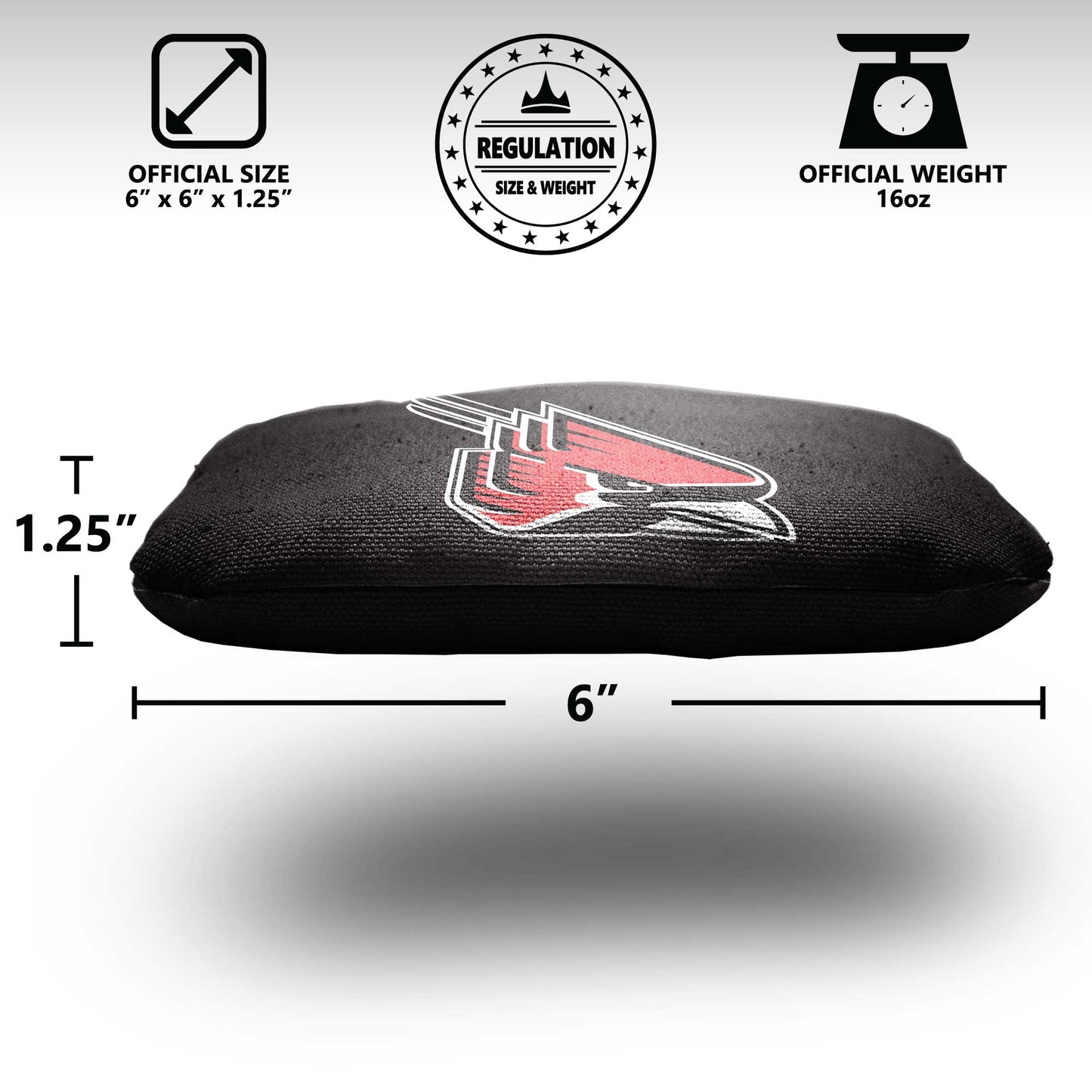Ball State University Cornhole Bags - 8 Cornhole Bags