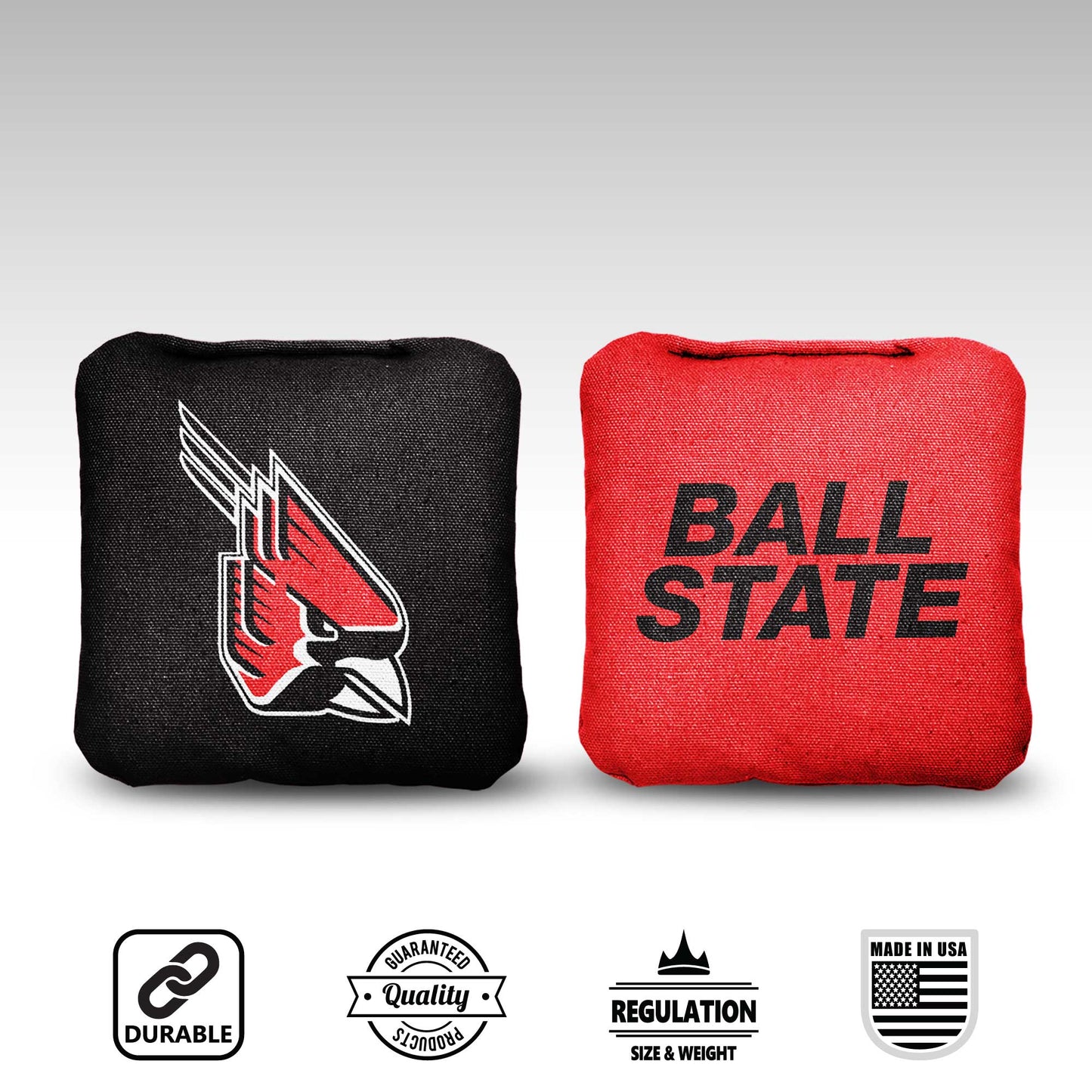 Ball State University Cornhole Bags - 8 Cornhole Bags