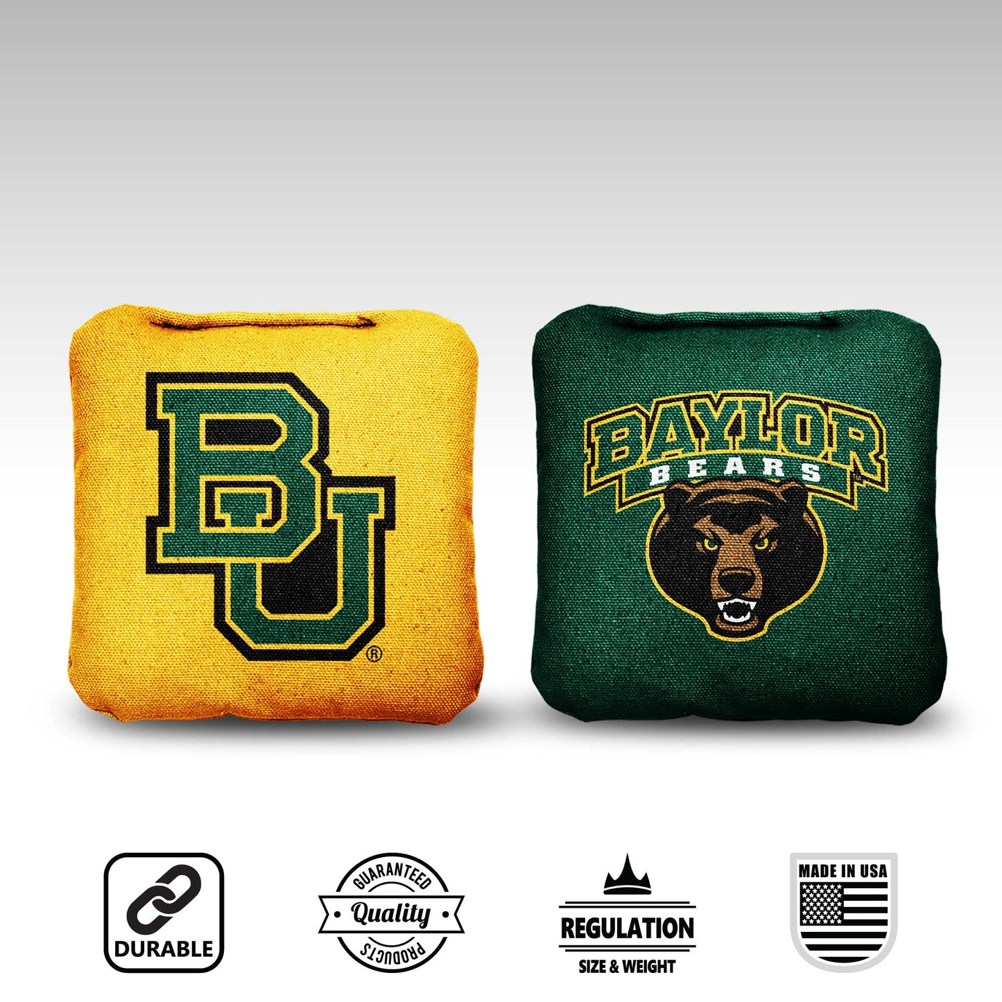 Baylor University Cornhole Bags - 8 Cornhole Bags