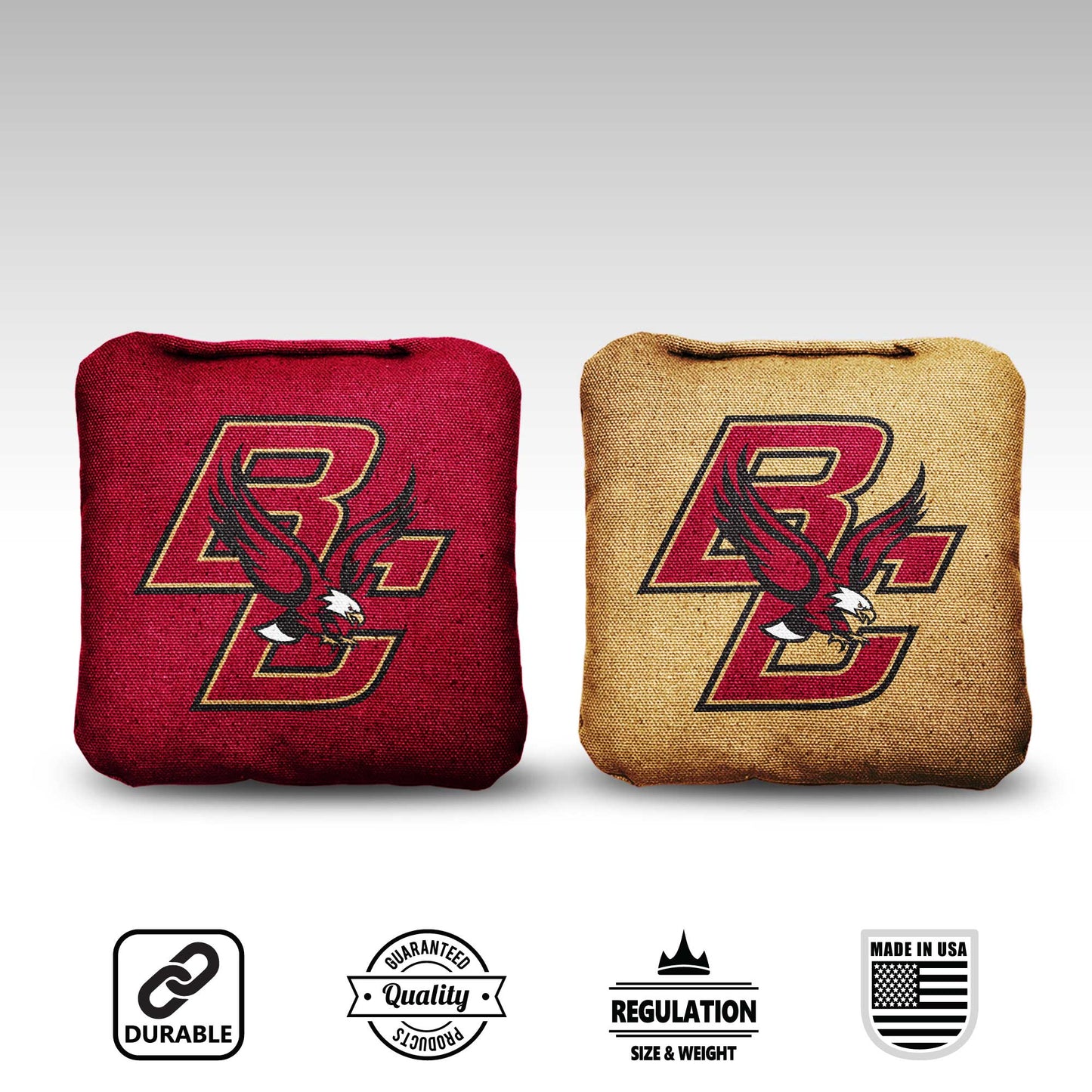 Boston College Cornhole Bags - 8 Cornhole Bags