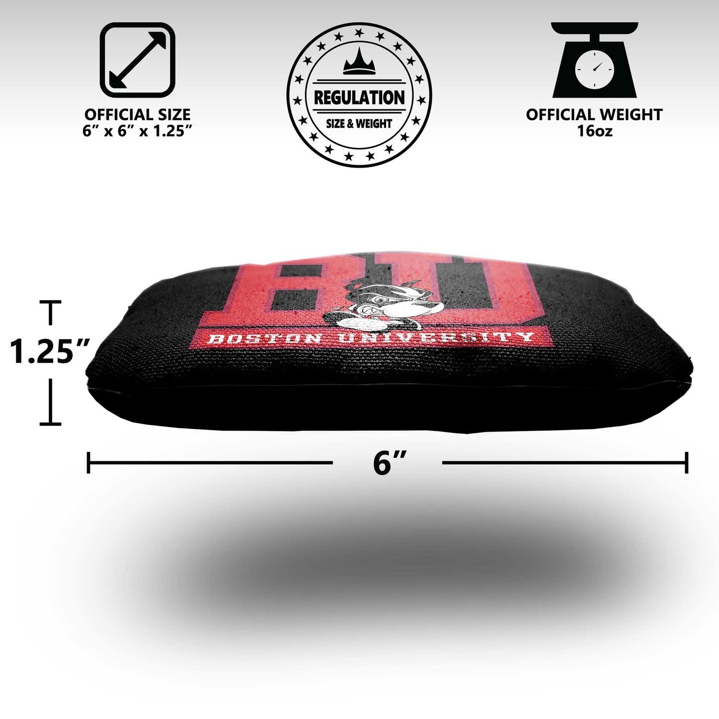 Boston University Cornhole Bags - 8 Cornhole Bags