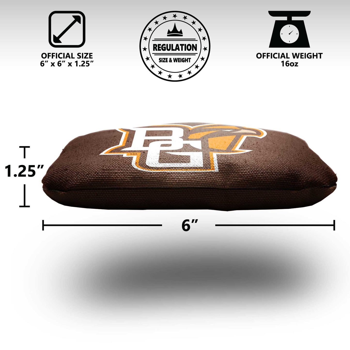 Bowling Green State University Cornhole Bags - 8 Cornhole Bags