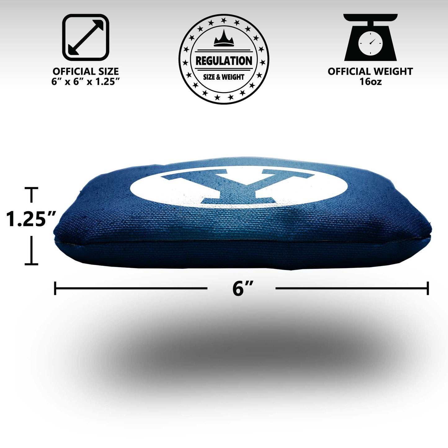 Brigham Young University Cornhole Bags - 8 Cornhole Bags