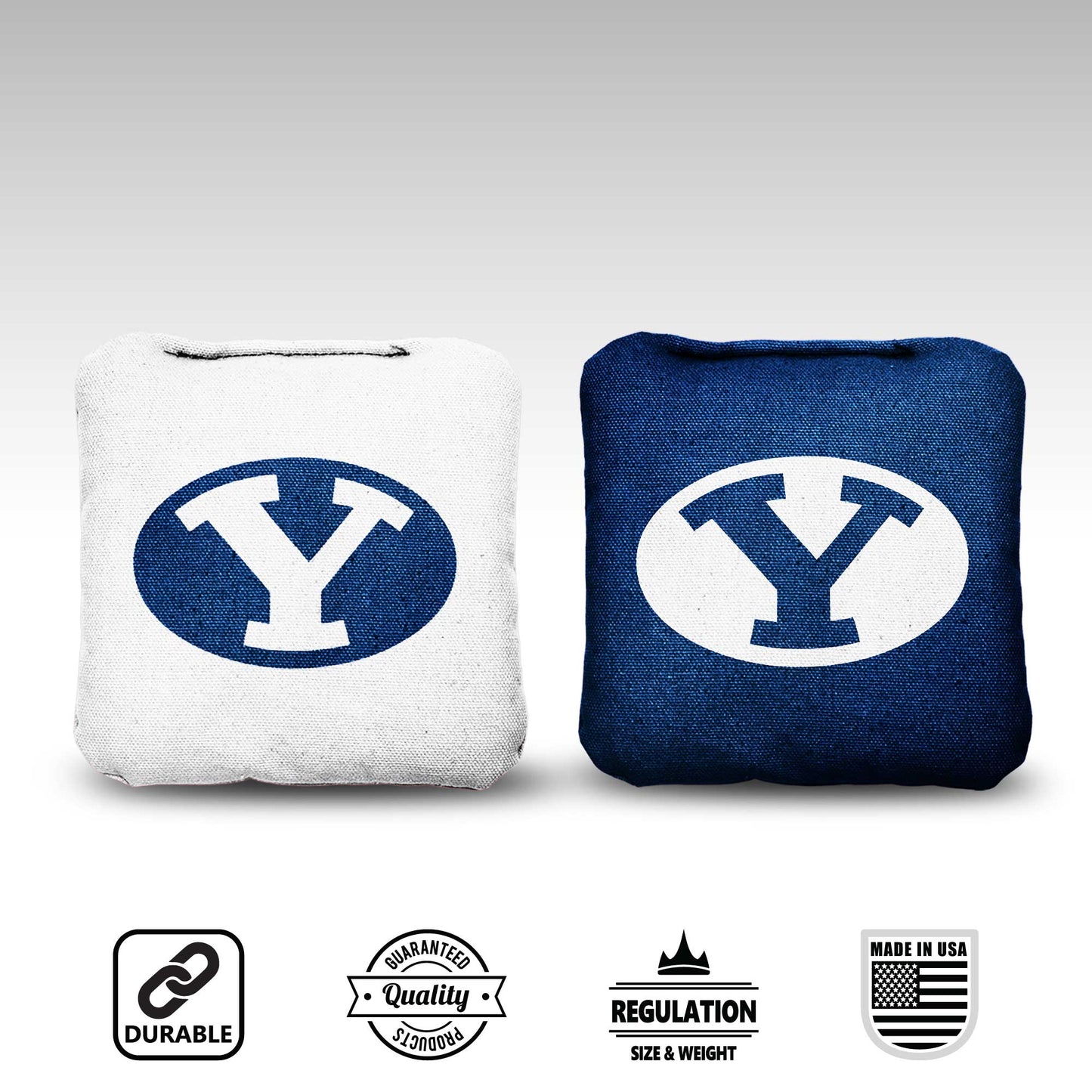 Brigham Young University Cornhole Bags - 8 Cornhole Bags