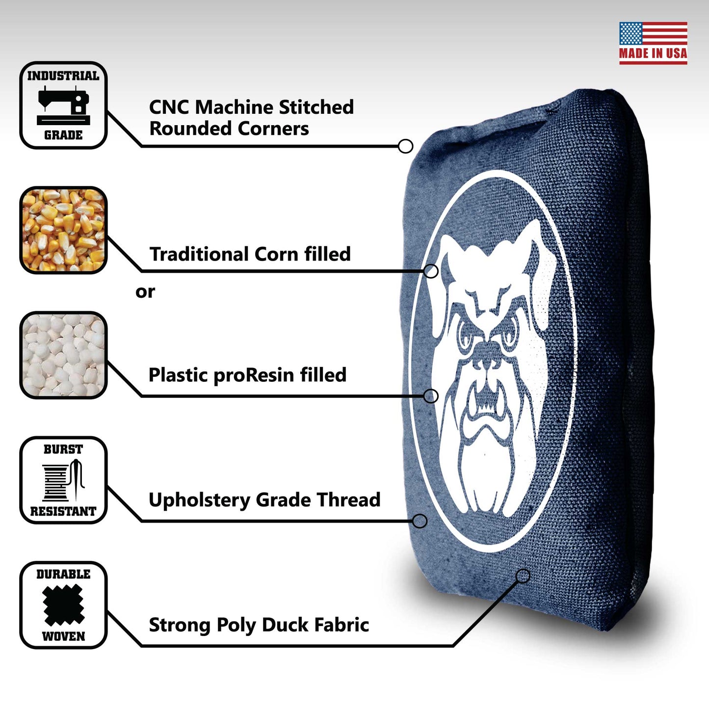 Butler University Cornhole Bags - 8 Cornhole Bags