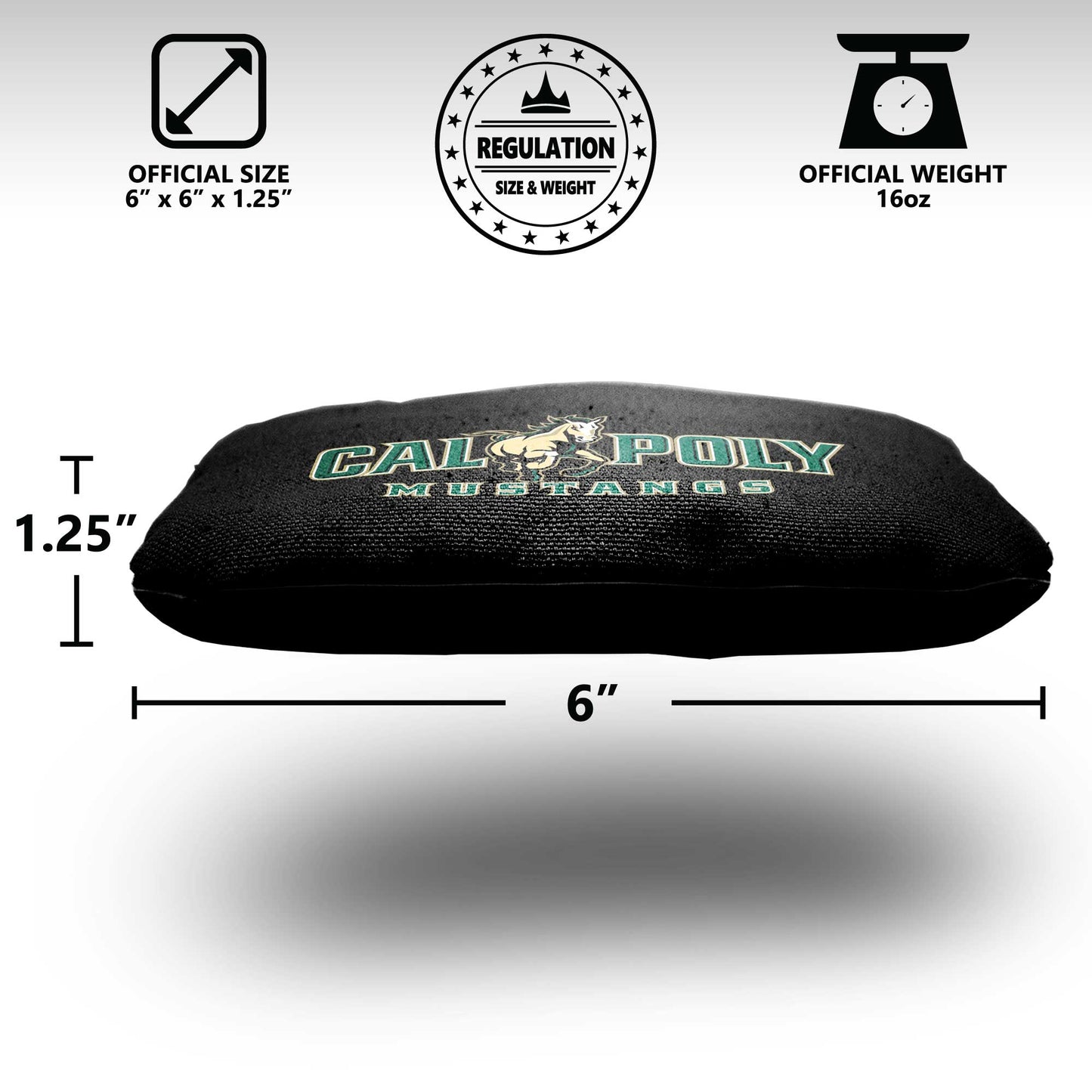 Cal Poly San Luis Obispo Cornhole Bags - 8 Cornhole Bags