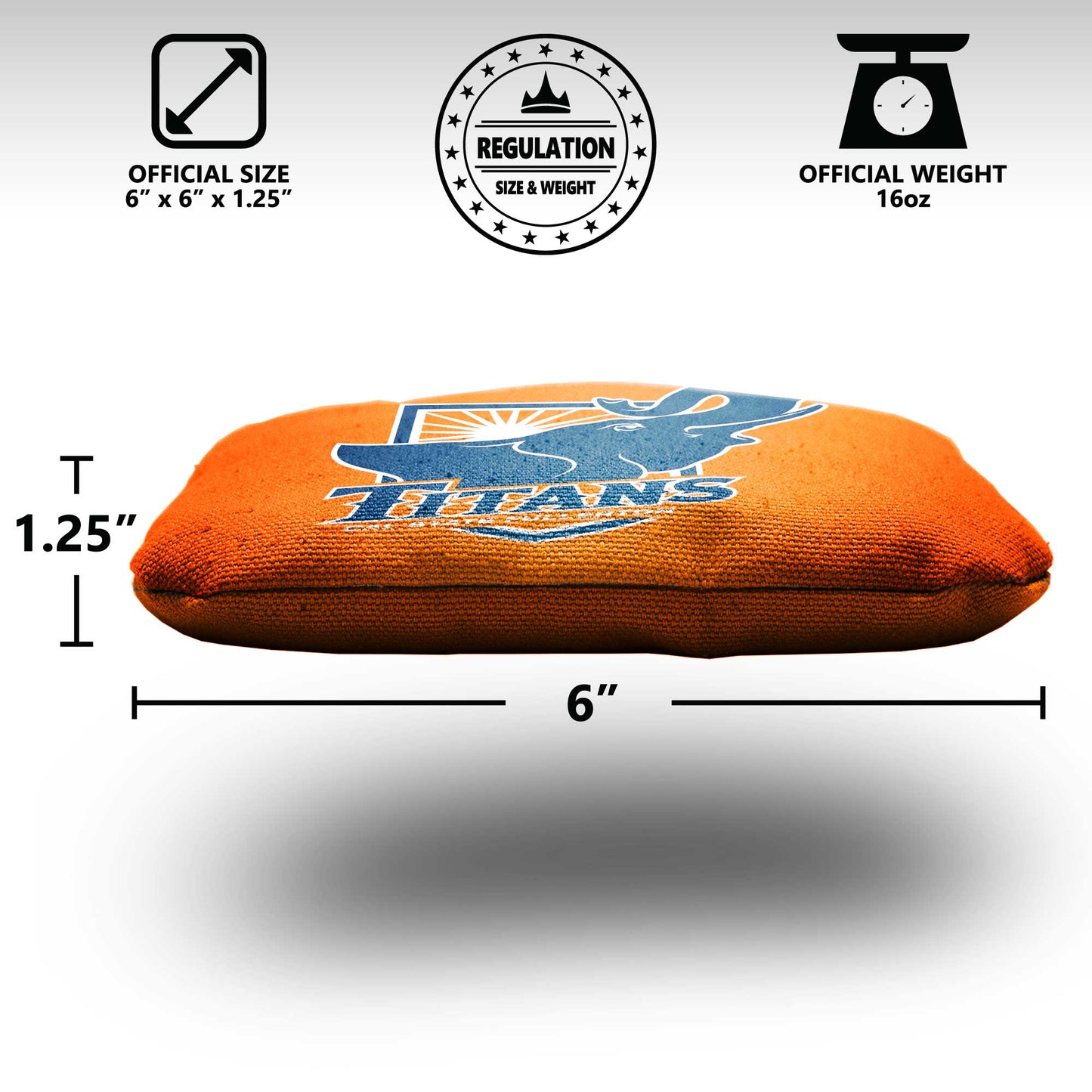 Cal State Fullerton Cornhole Bags - 8 Cornhole Bags