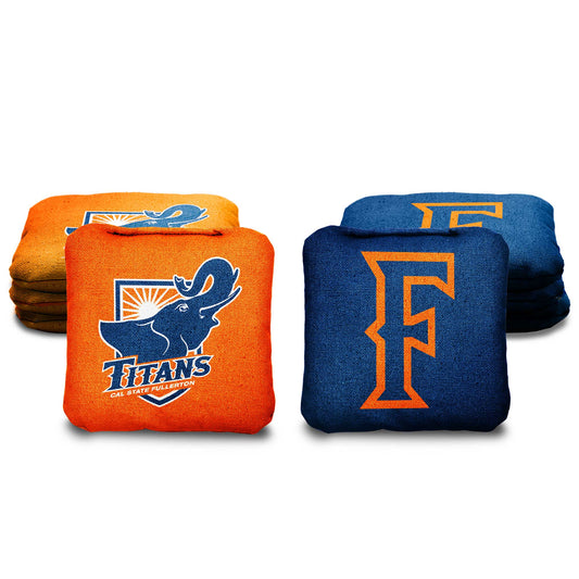 Cal State Fullerton Cornhole Bags - 8 Cornhole Bags