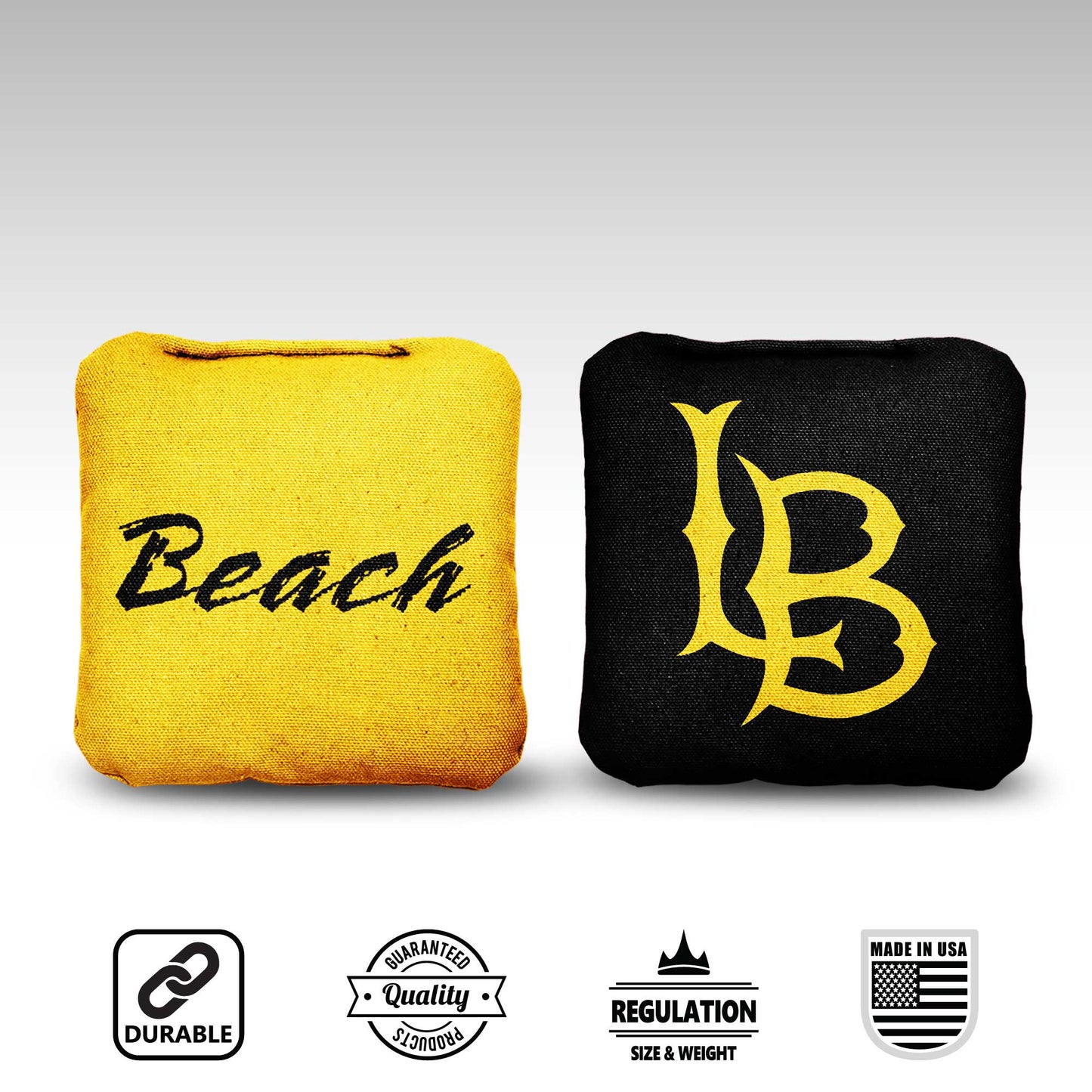 Cal State Long Beach Cornhole Bags - 8 Cornhole Bags