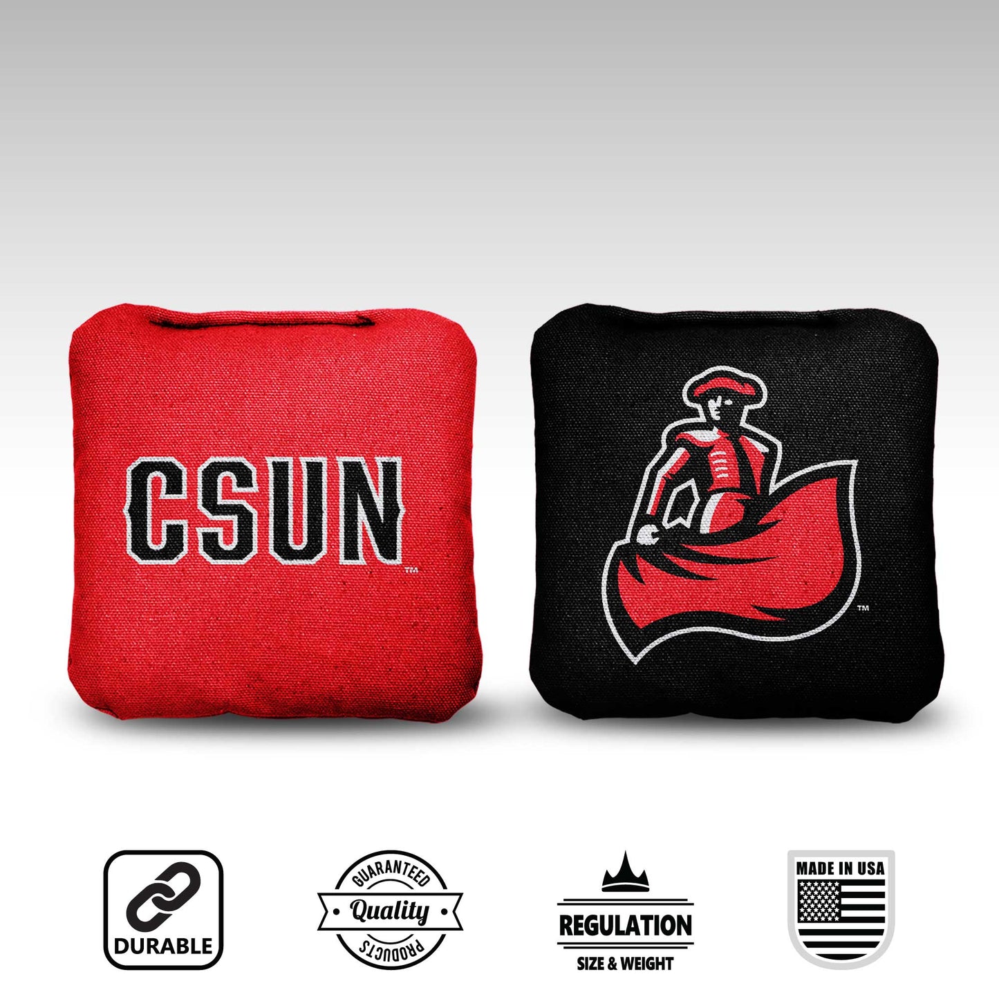 Cal State Northridge Cornhole Bags - 8 Cornhole Bags