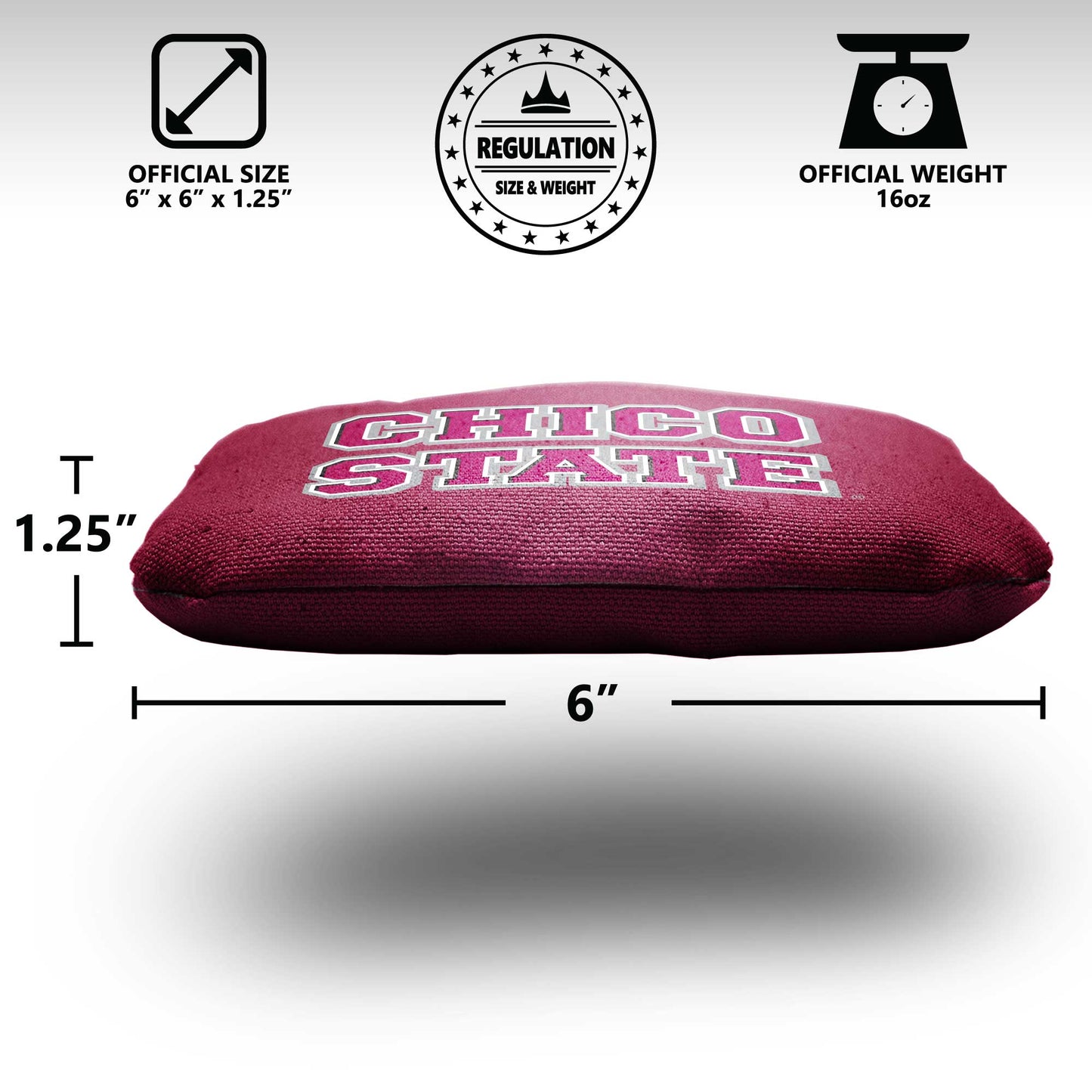 Cal State Chico Cornhole Bags - 8 Cornhole Bags
