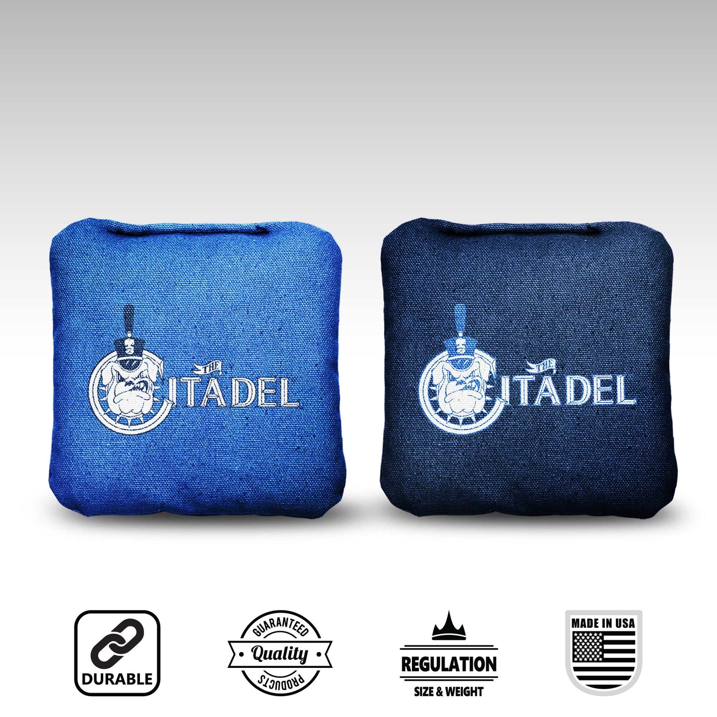 Citadel Military College Cornhole Bags - 8 Cornhole Bags