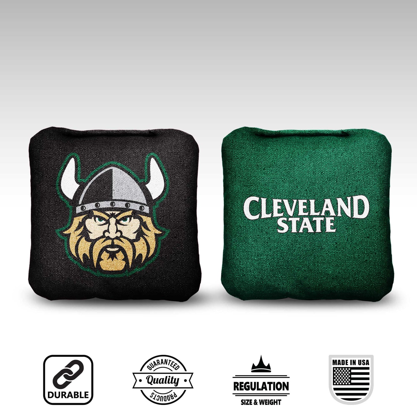 Cleveland State University Cornhole Bags - 8 Cornhole Bags