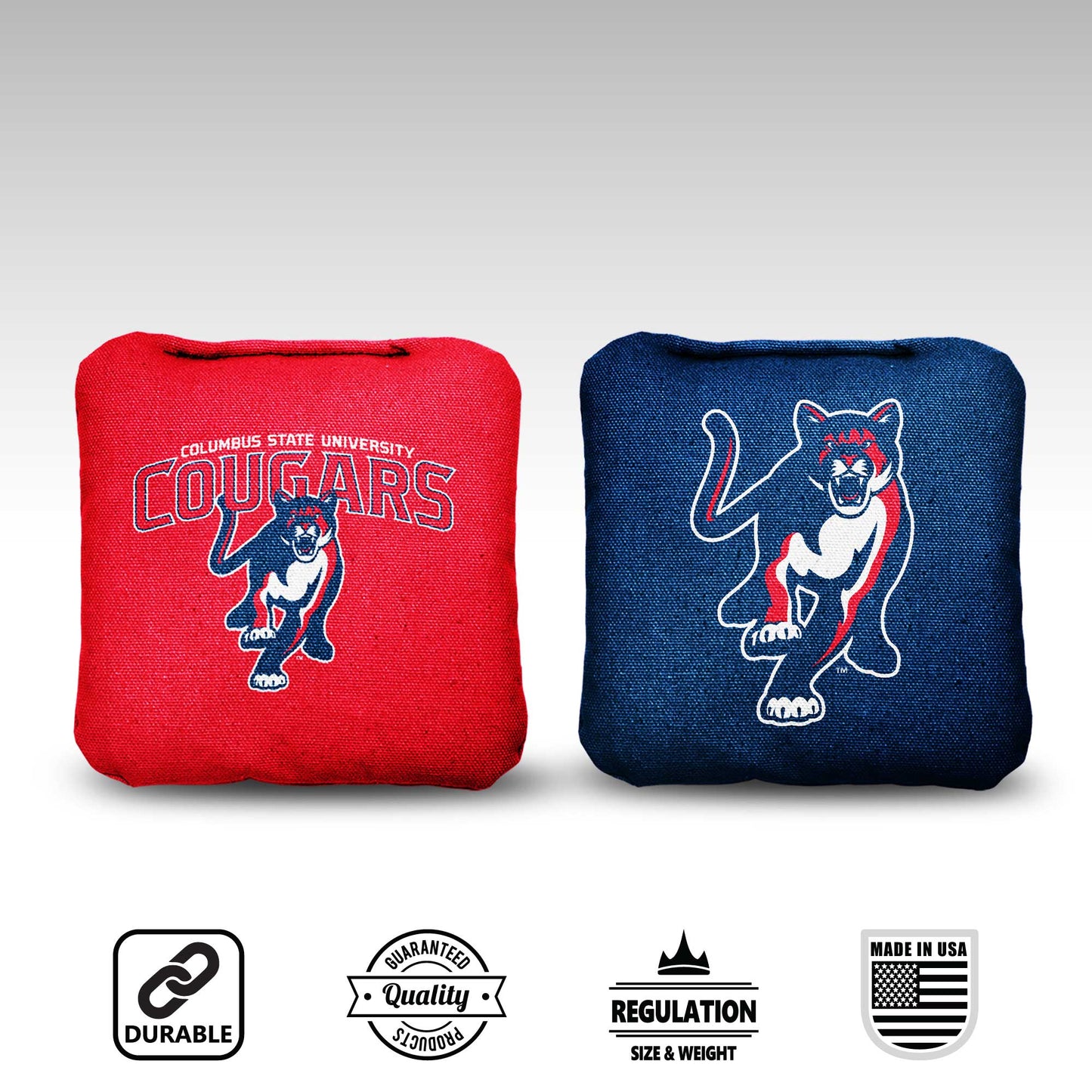 Columbus State University Cornhole Bags - 8 Cornhole Bags