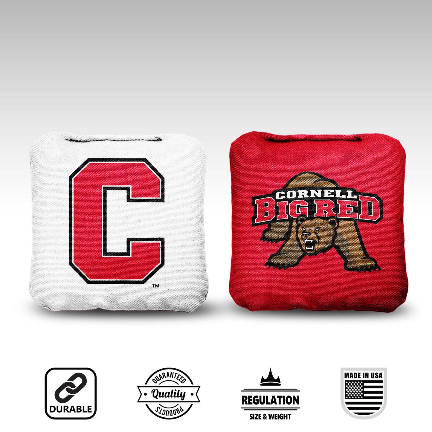 Cornell University Cornhole Bags - 8 Cornhole Bags