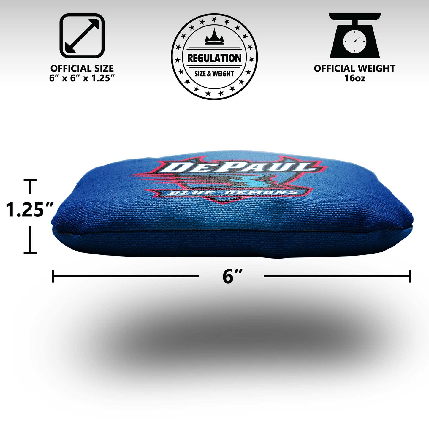 DePaul University Cornhole Bags - 8 Cornhole Bags