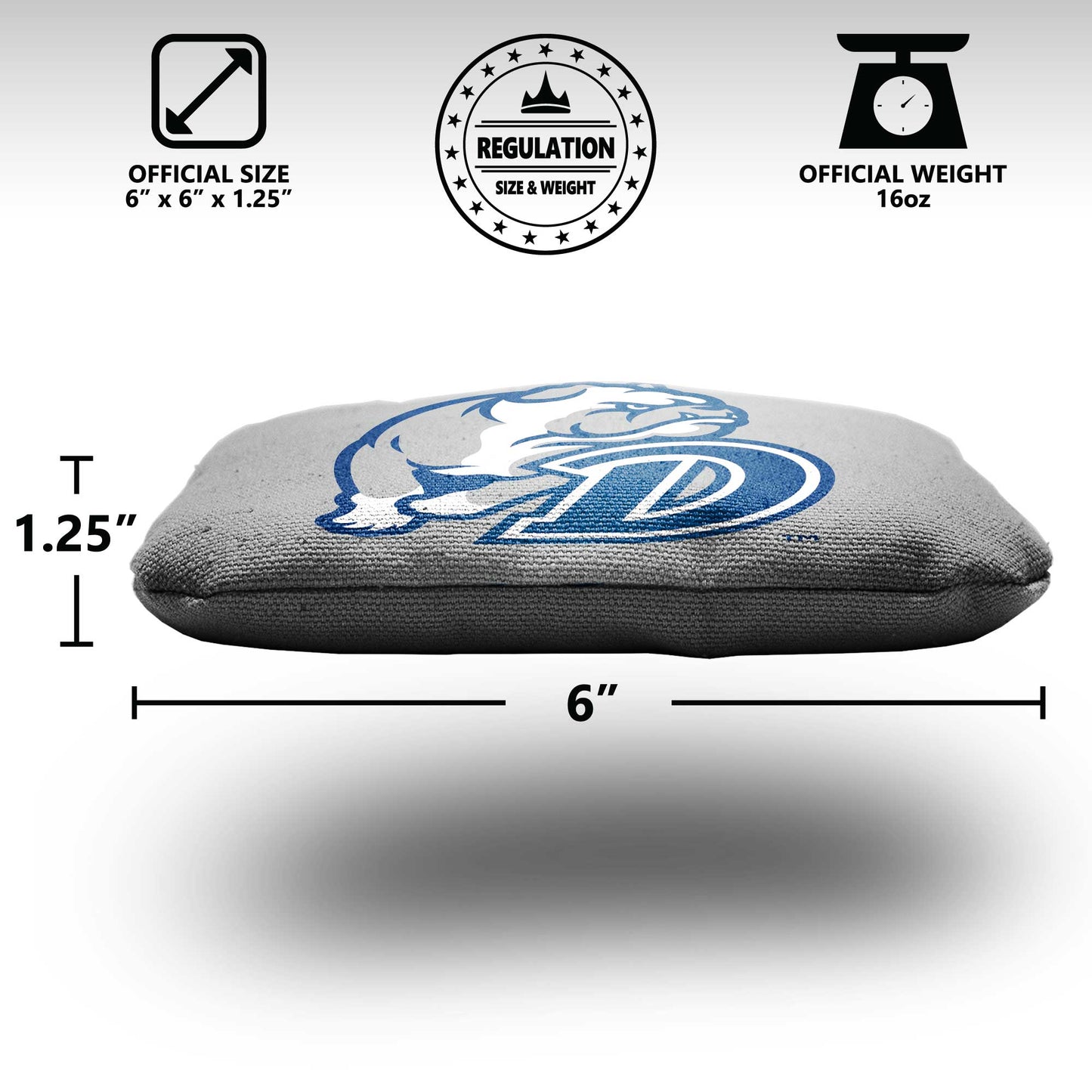 Drake University Cornhole Bags - 8 Cornhole Bags