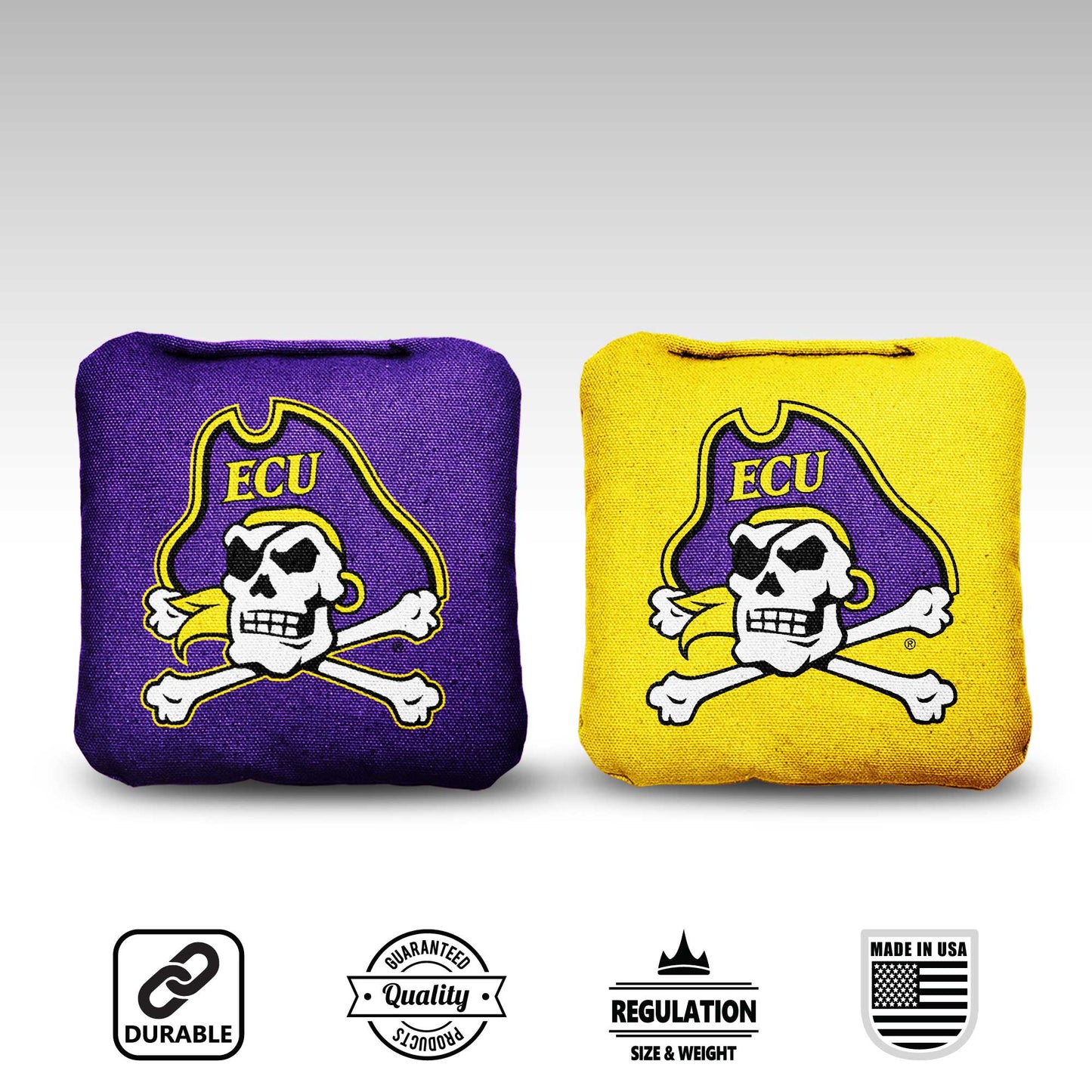 East Carolina University Cornhole Bags - 8 Cornhole Bags