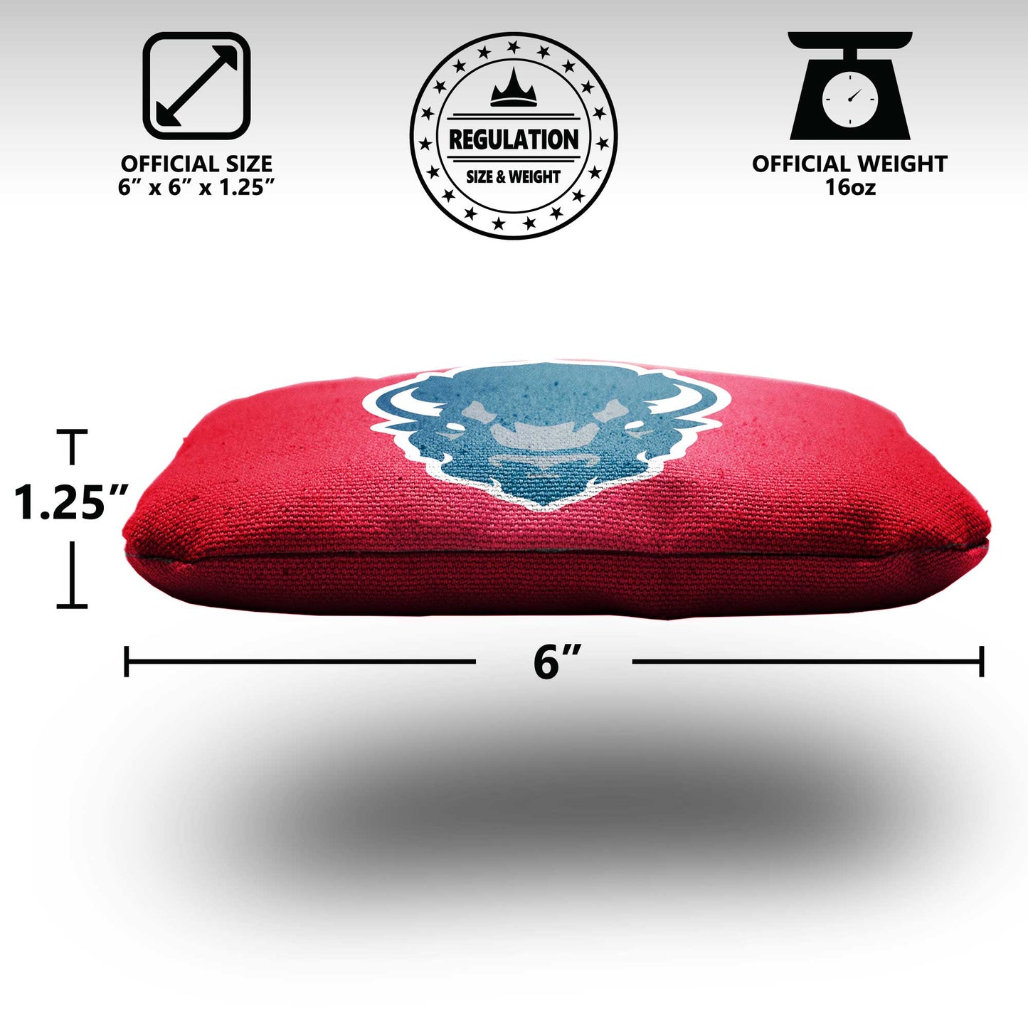 Howard University Cornhole Bags - 8 Cornhole Bags