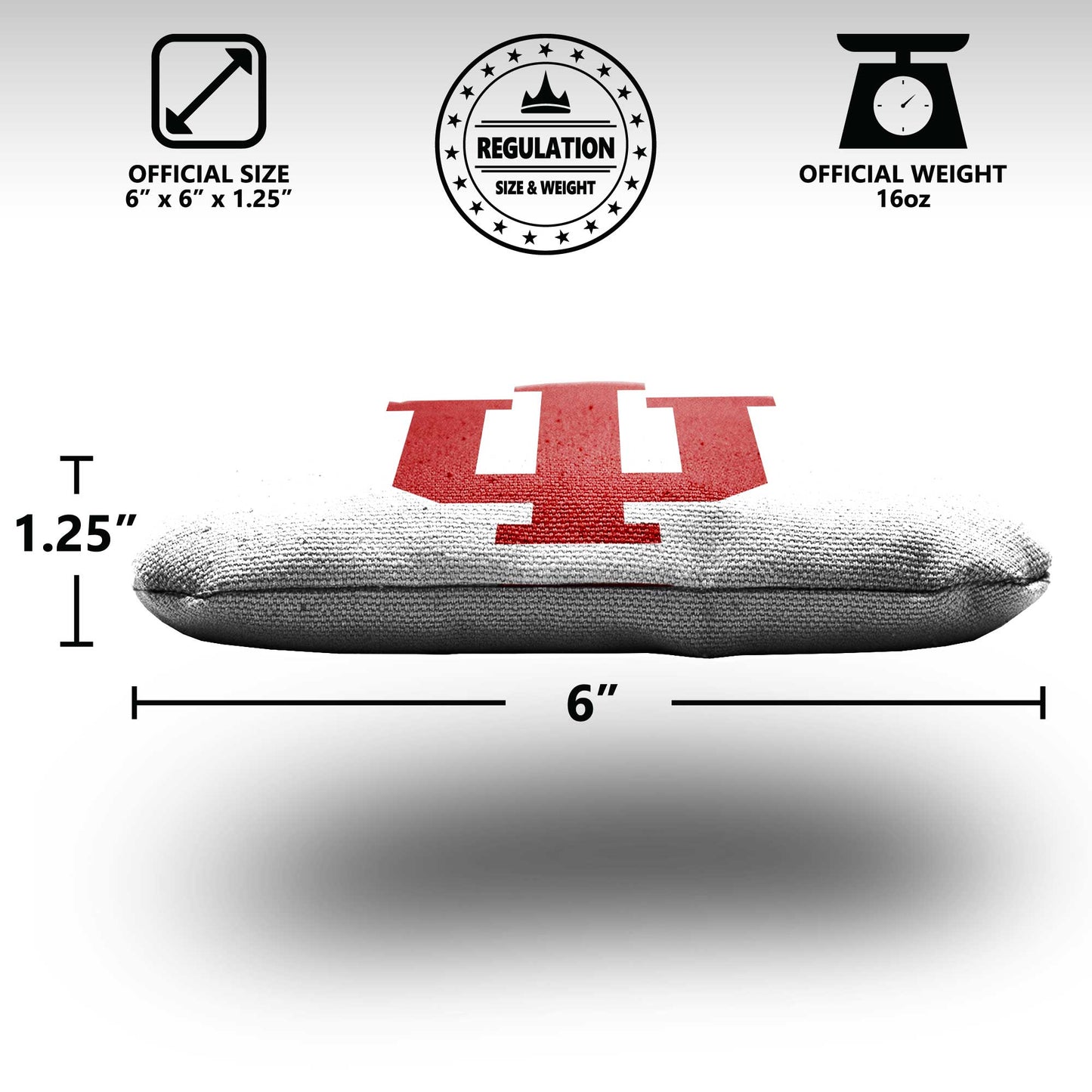 Indiana University Cornhole Bags - 8 Cornhole Bags
