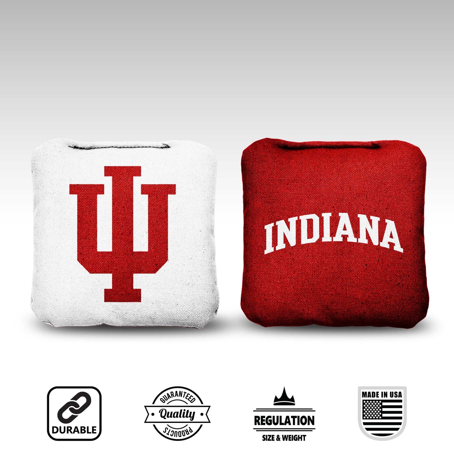 Indiana University Cornhole Bags - 8 Cornhole Bags