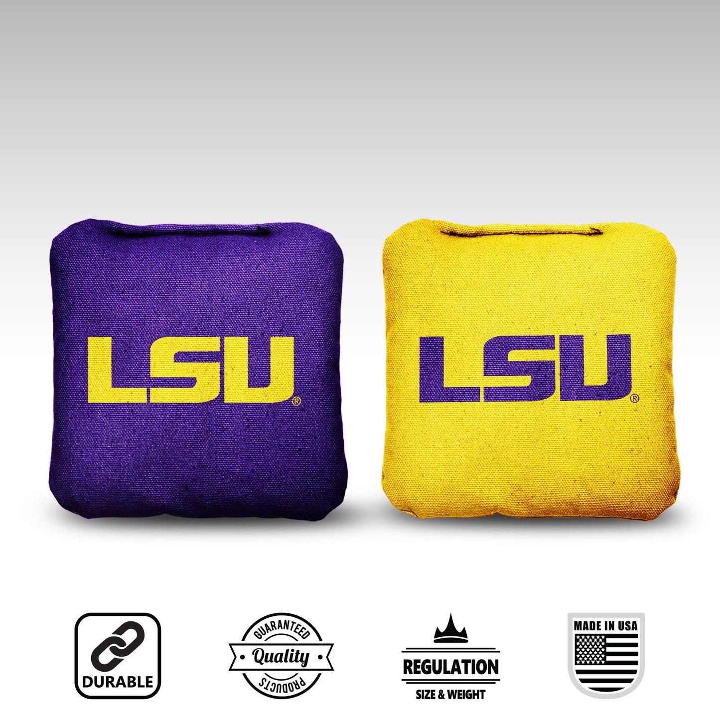 Louisiana State University Cornhole Bags - 8 Cornhole Bags