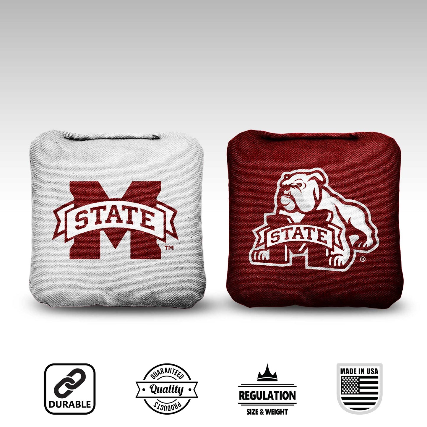 Mississippi State University Cornhole Bags - 8 Cornhole Bags