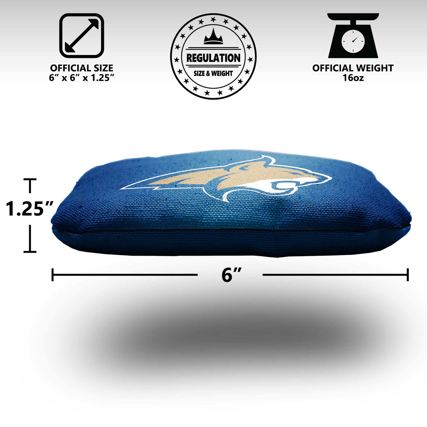 Montana State University Cornhole Bags - 8 Cornhole Bags