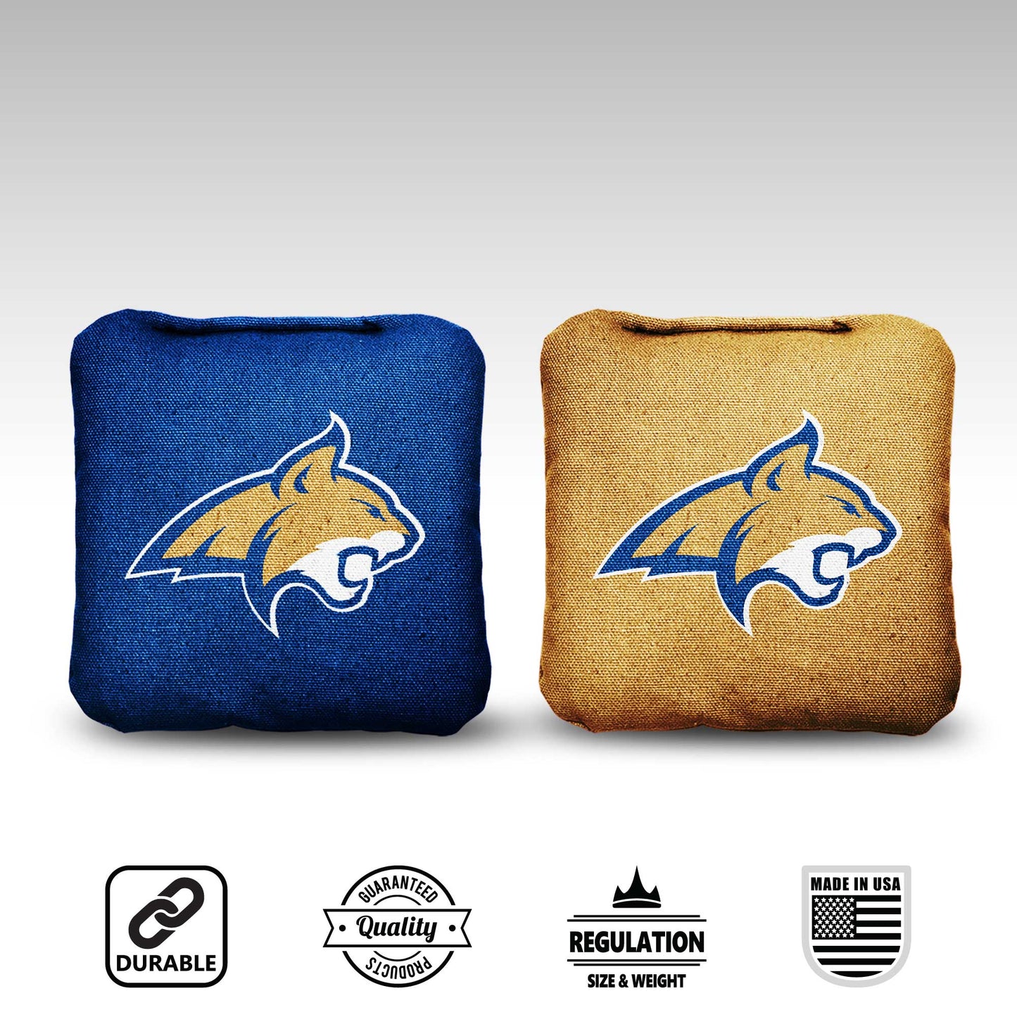 Montana State University Cornhole Bags - 8 Cornhole Bags