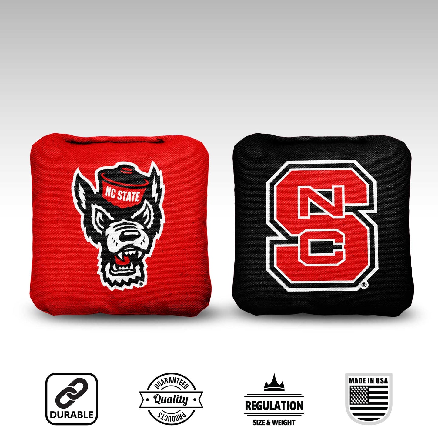 North Carolina State Cornhole Bags - 8 Cornhole Bags