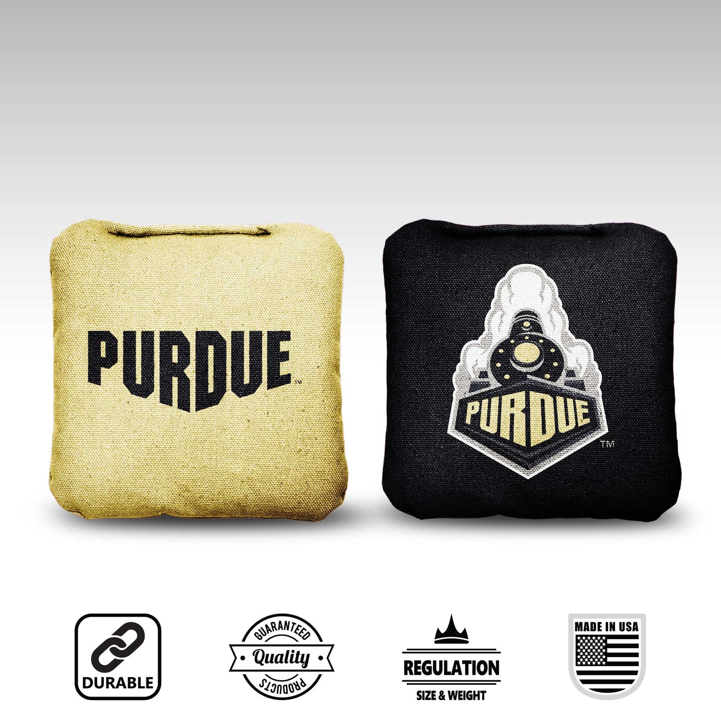 Purdue University Cornhole Bags - 8 Cornhole Bags
