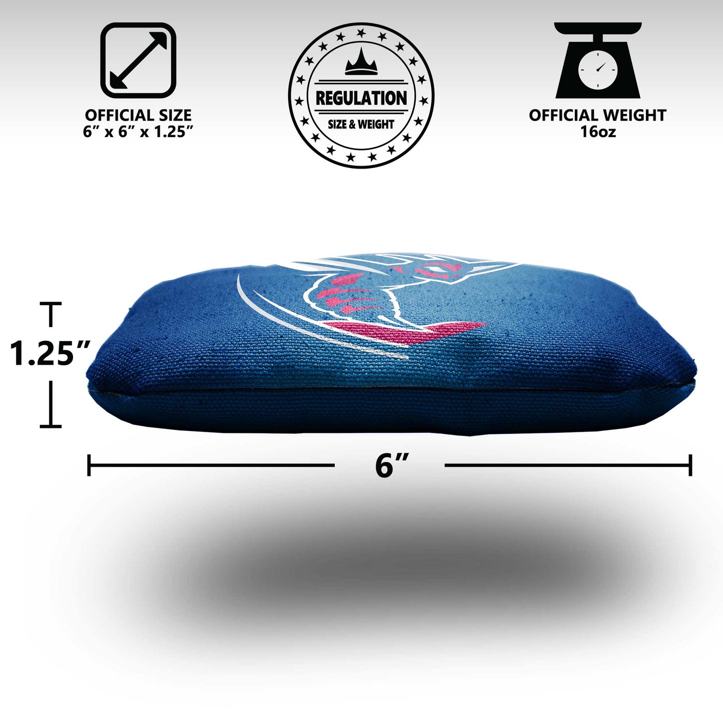 Shenandoah University Cornhole Bags - 8 Cornhole Bags