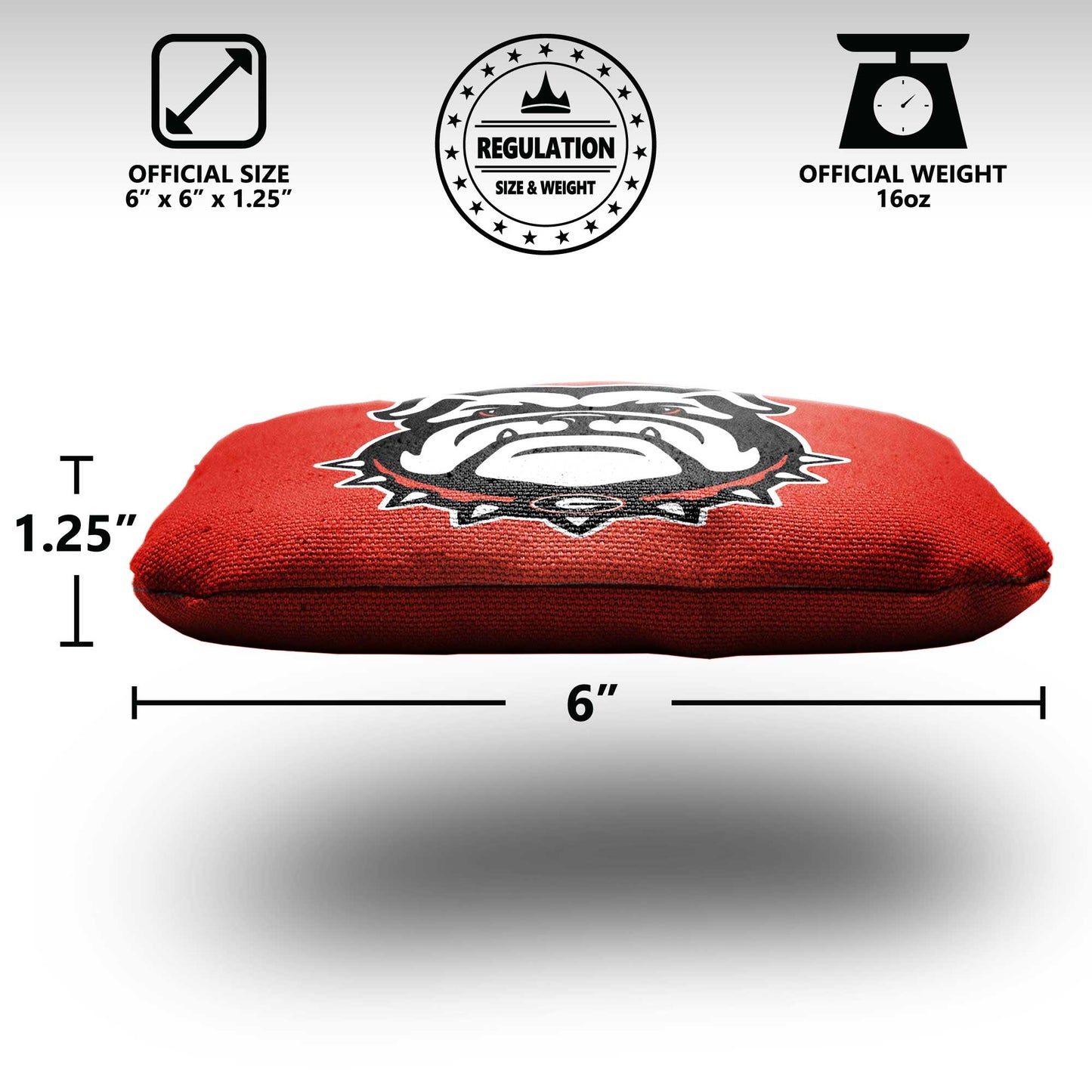 University of Georgia Cornhole Bags - 8 Cornhole Bags