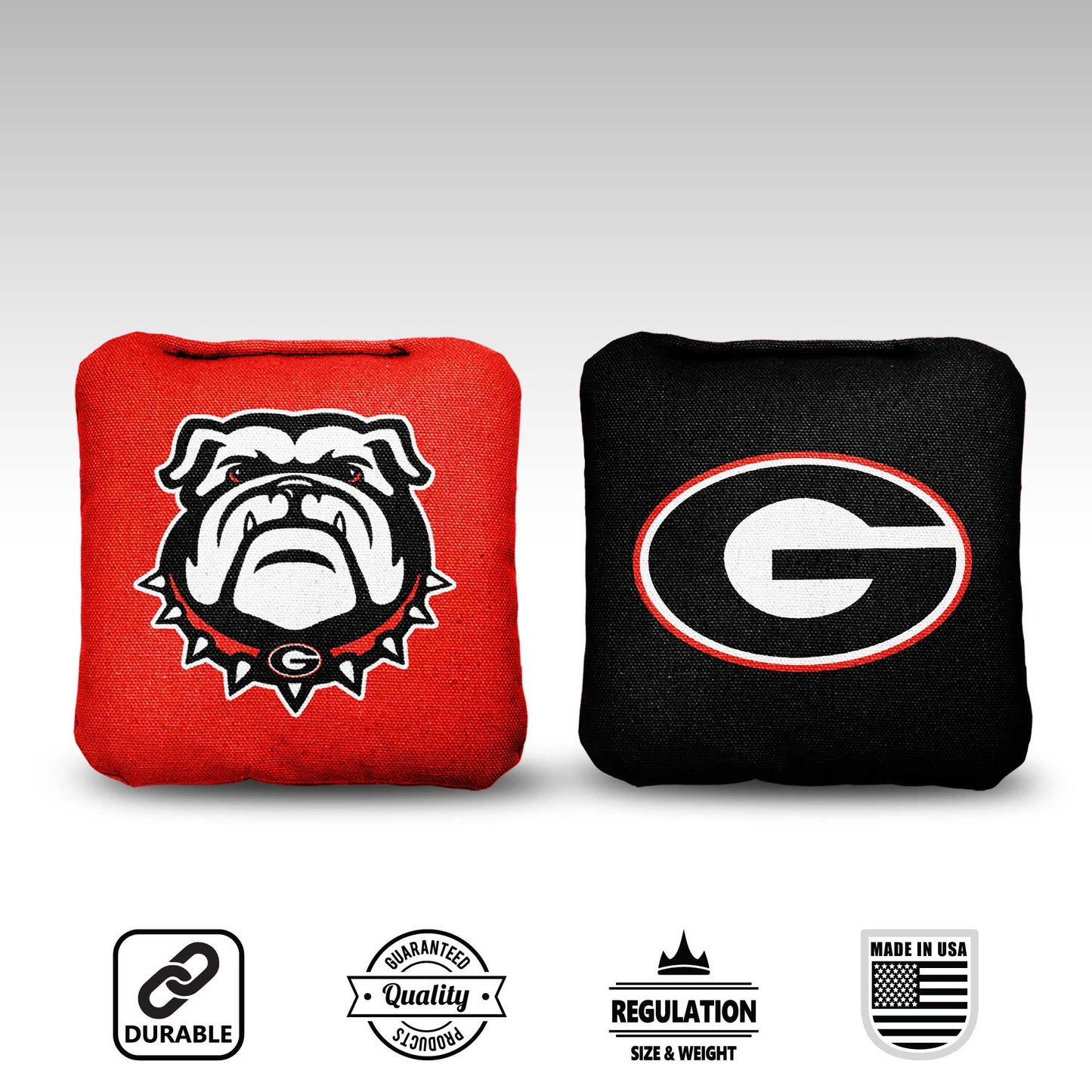 University of Georgia Cornhole Bags - 8 Cornhole Bags