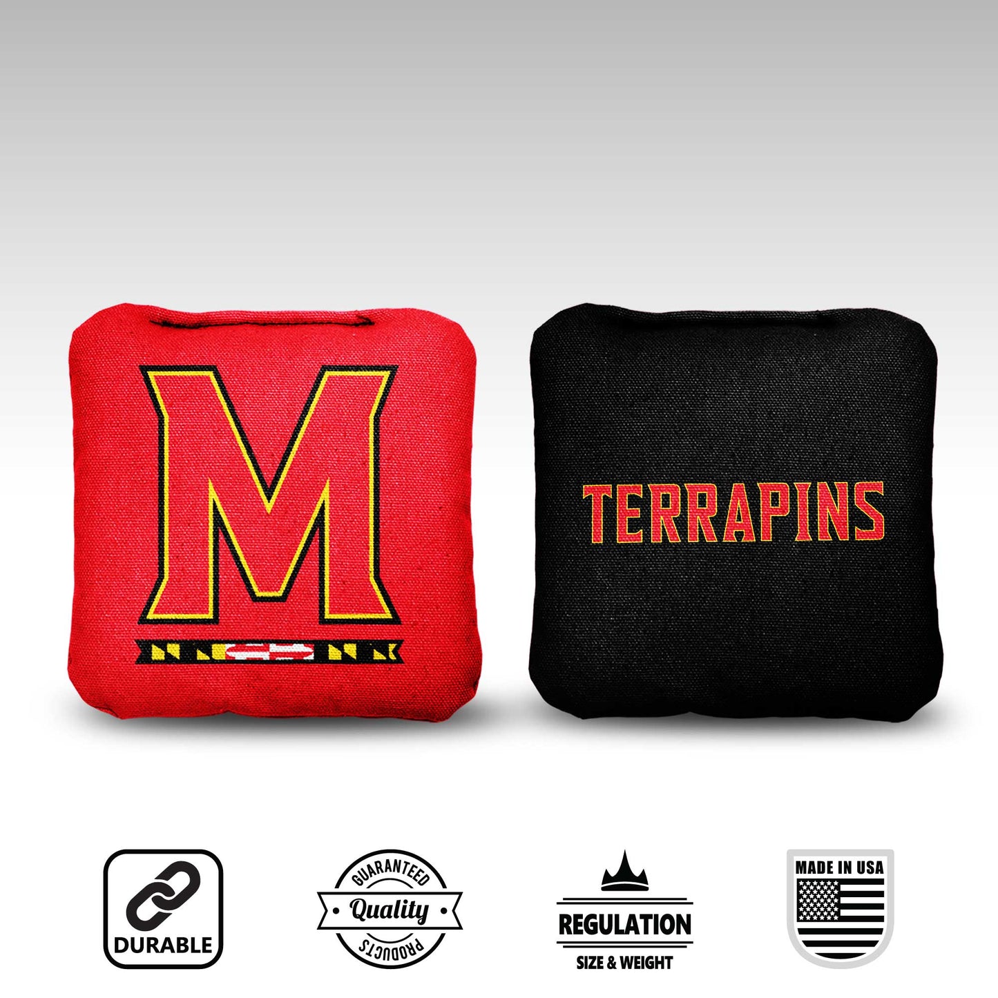 University of Maryland Cornhole Bags - 8 Cornhole Bags