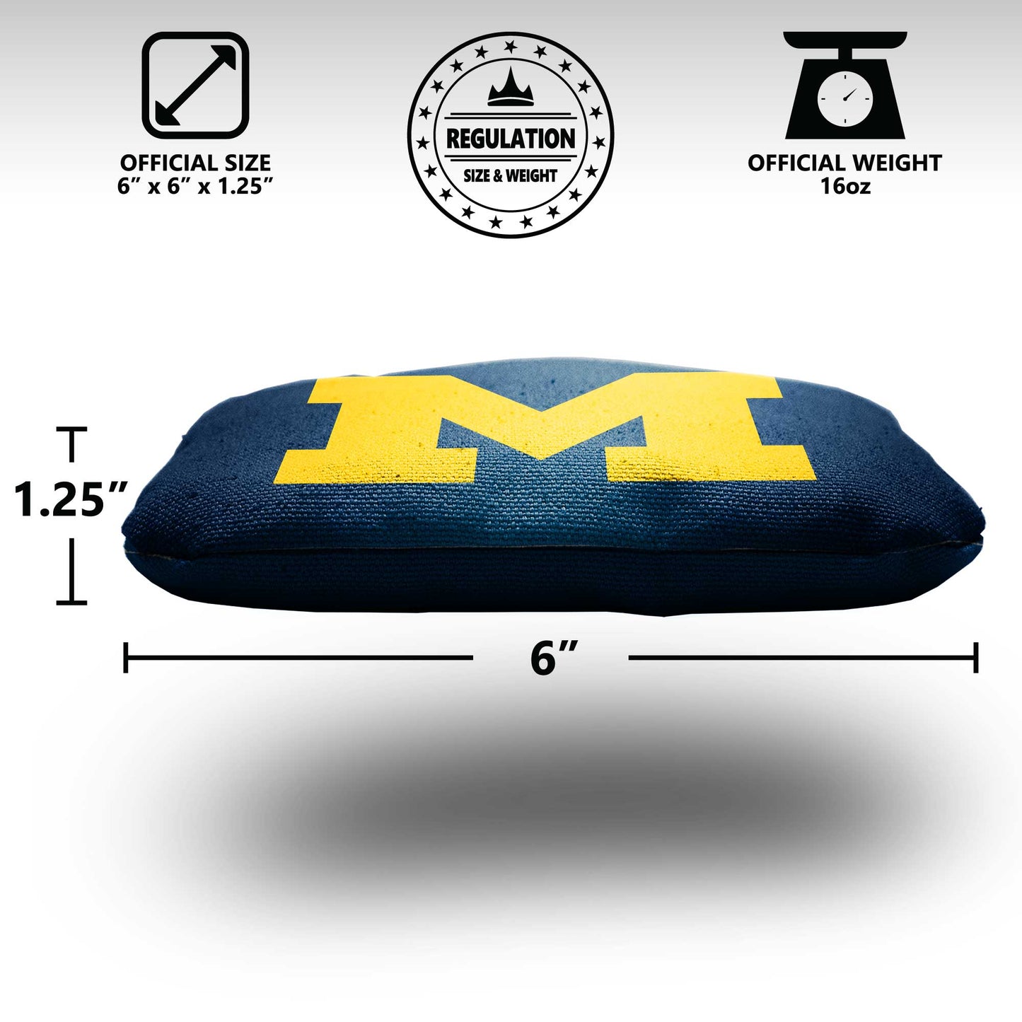 University of Michigan Cornhole Bags - 8 Cornhole Bags