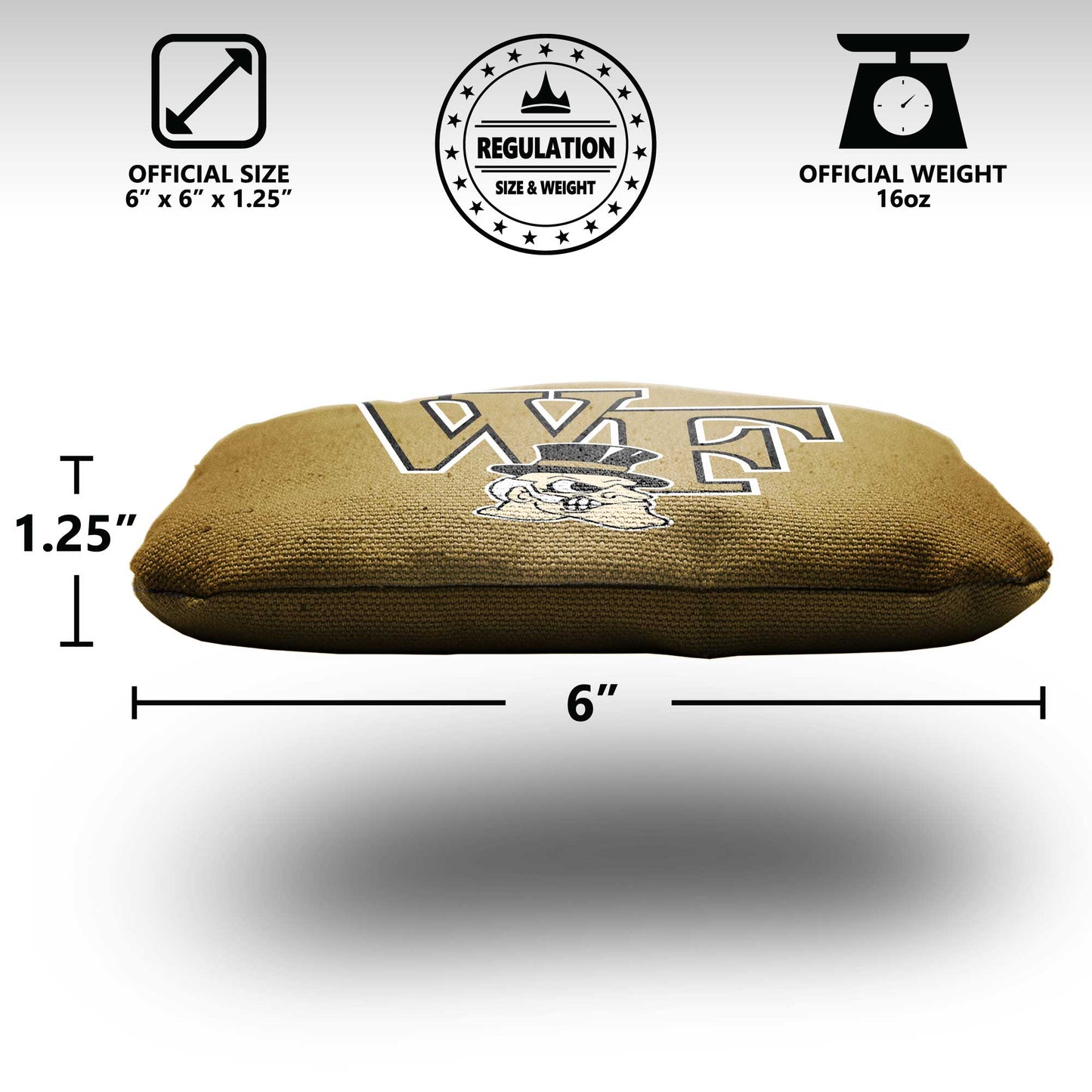 Wake Forest University Cornhole Bags - 8 Cornhole Bags