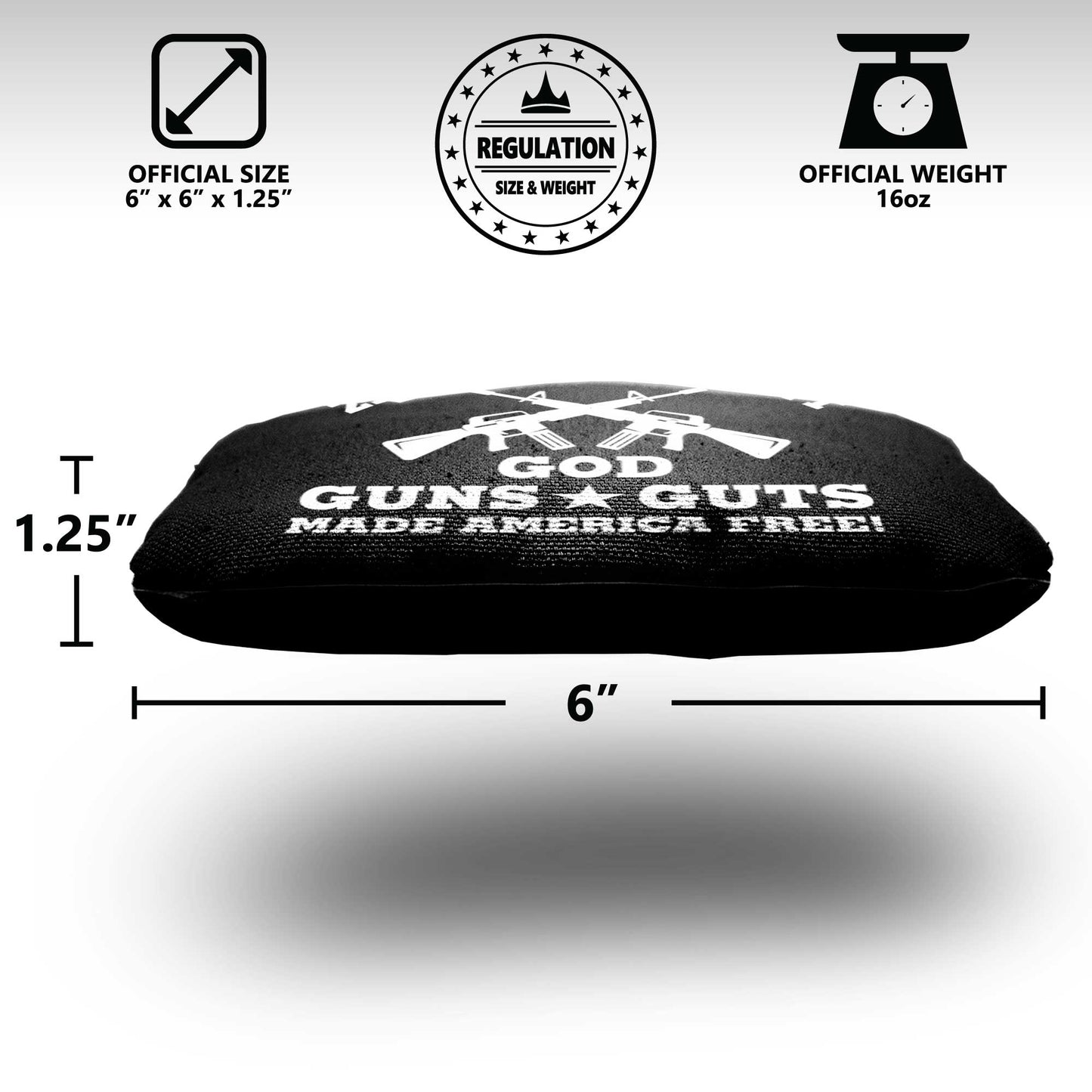 The 2nd Amendments - 8 Cornhole Bags